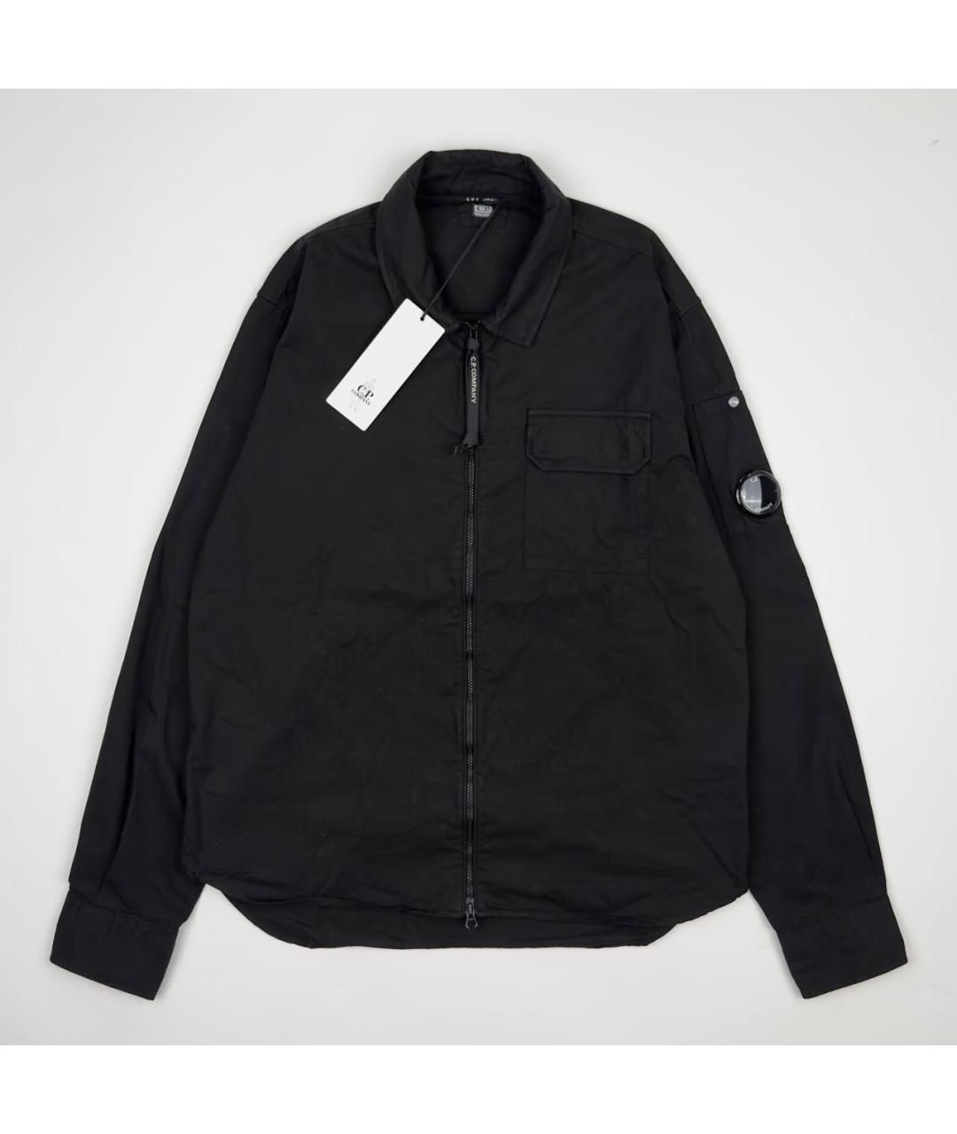 CP COMPANY Черная хлопковая кэжуал рубашка, фото 7