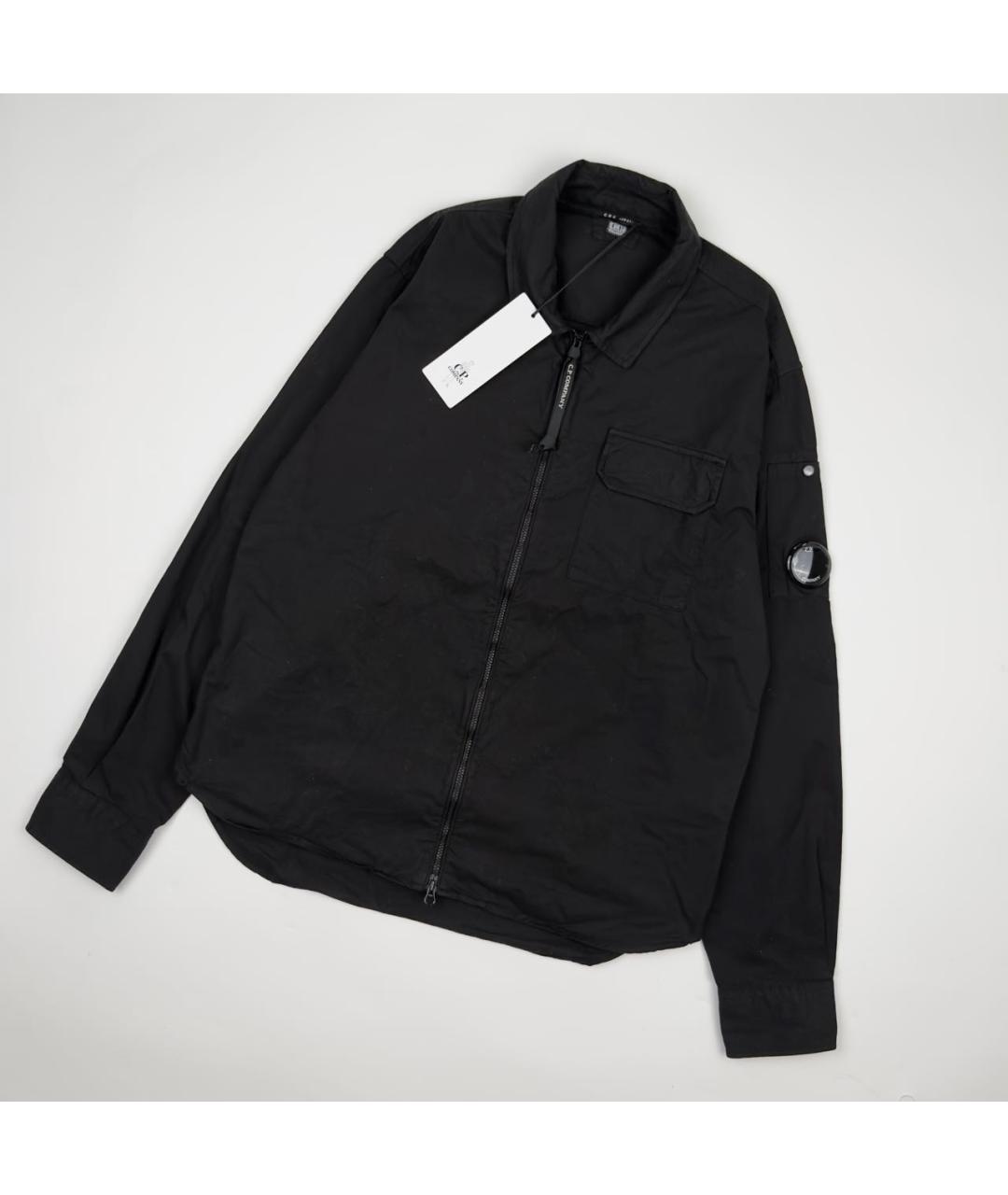 CP COMPANY Черная хлопковая кэжуал рубашка, фото 5