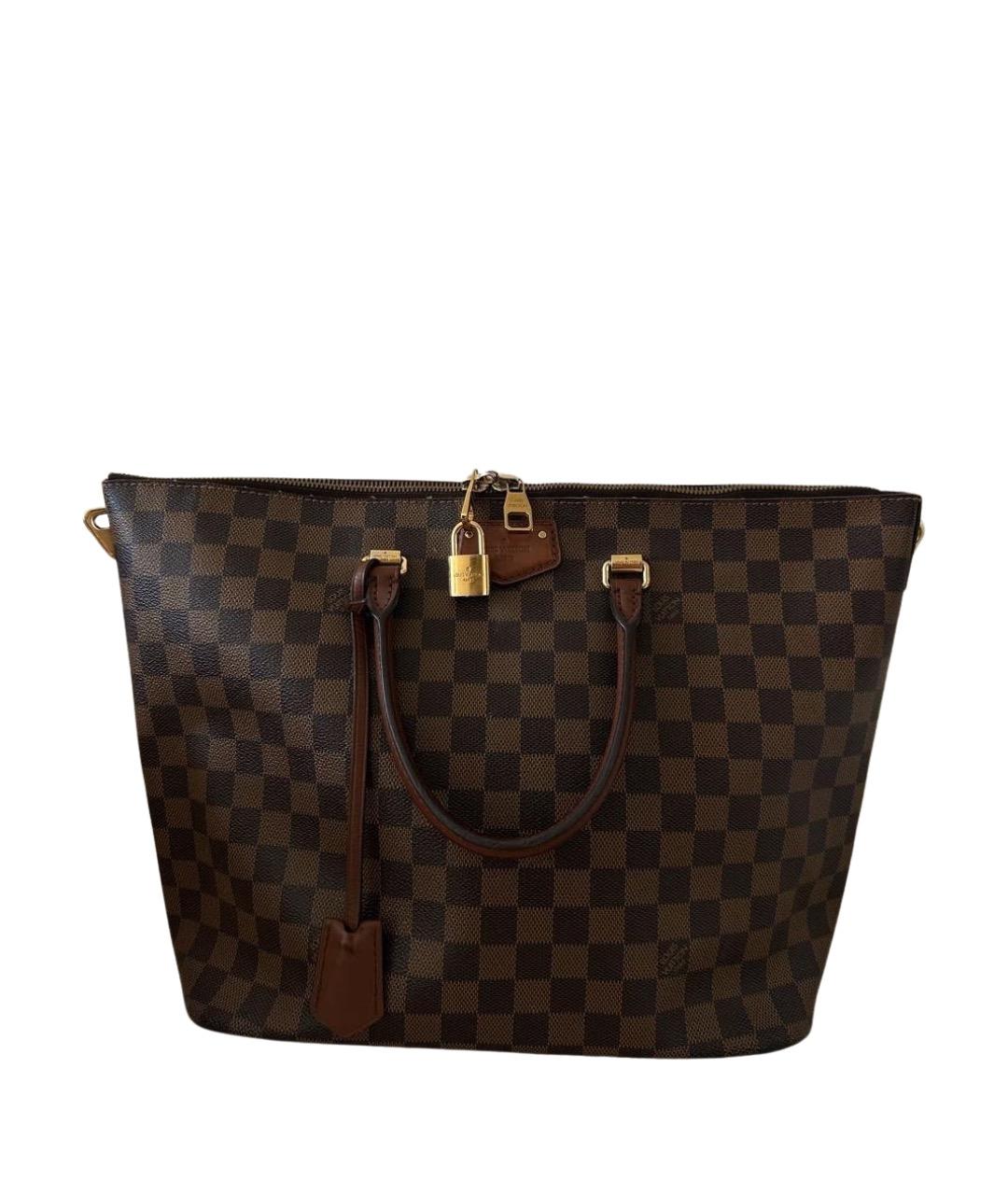 LOUIS VUITTON Коричневая сумка тоут, фото 1