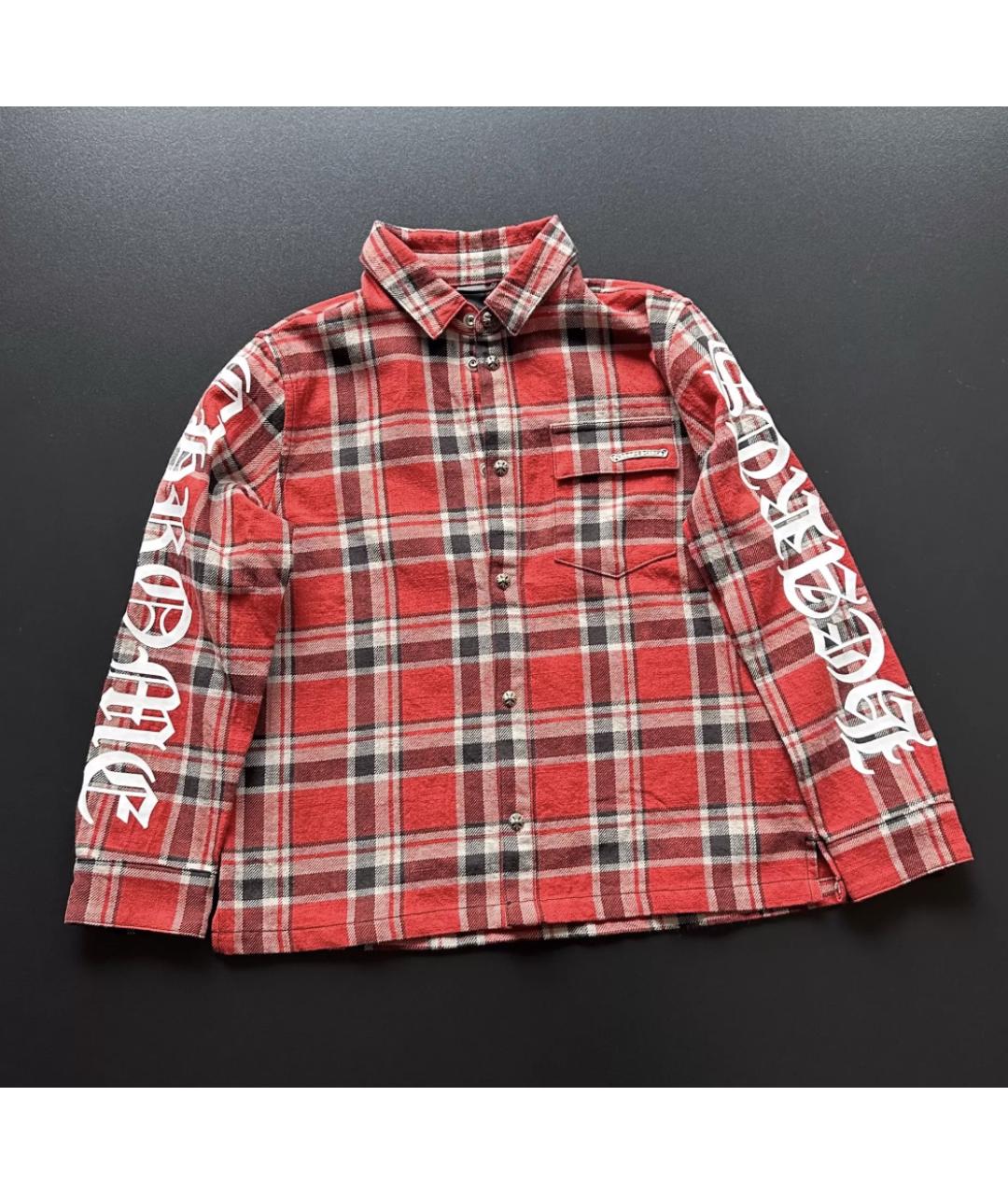 CHROME HEARTS Красная детская рубашка, фото 3