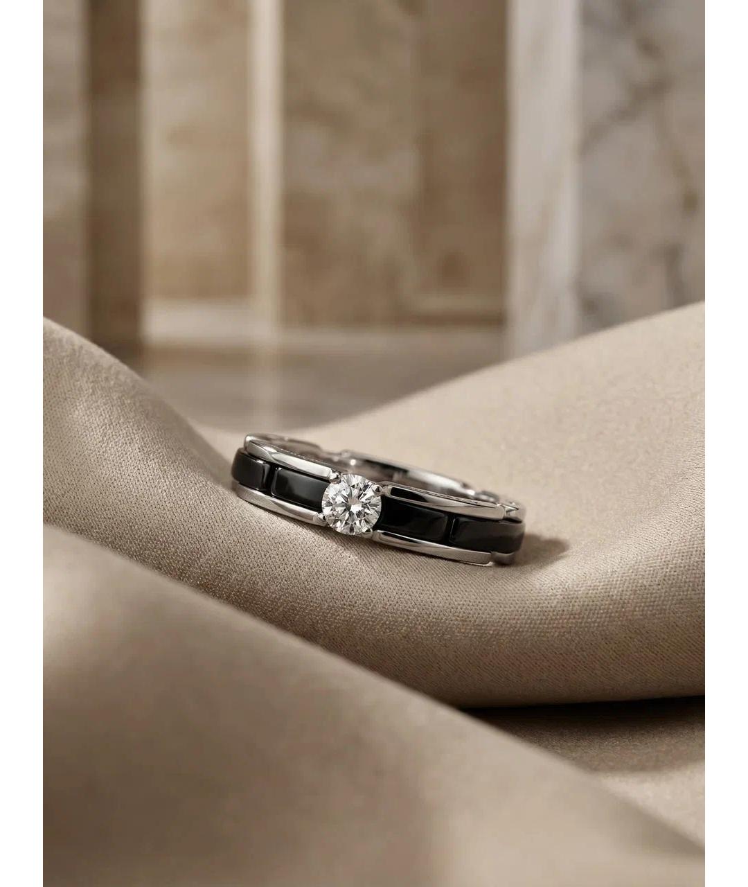 CHANEL Черное кольцо из белого золота, фото 3