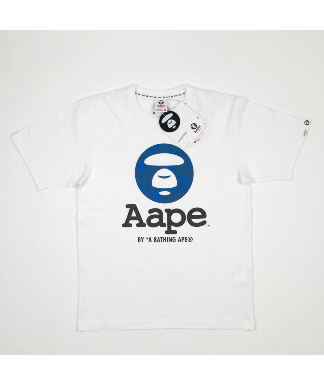 BAPE Белая хлопковая футболка, фото 7