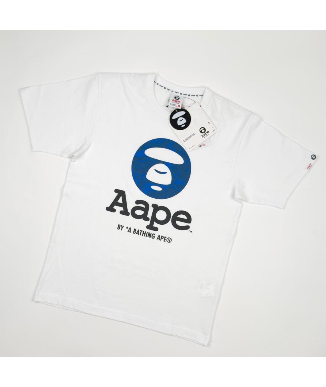 BAPE Белая хлопковая футболка, фото 5