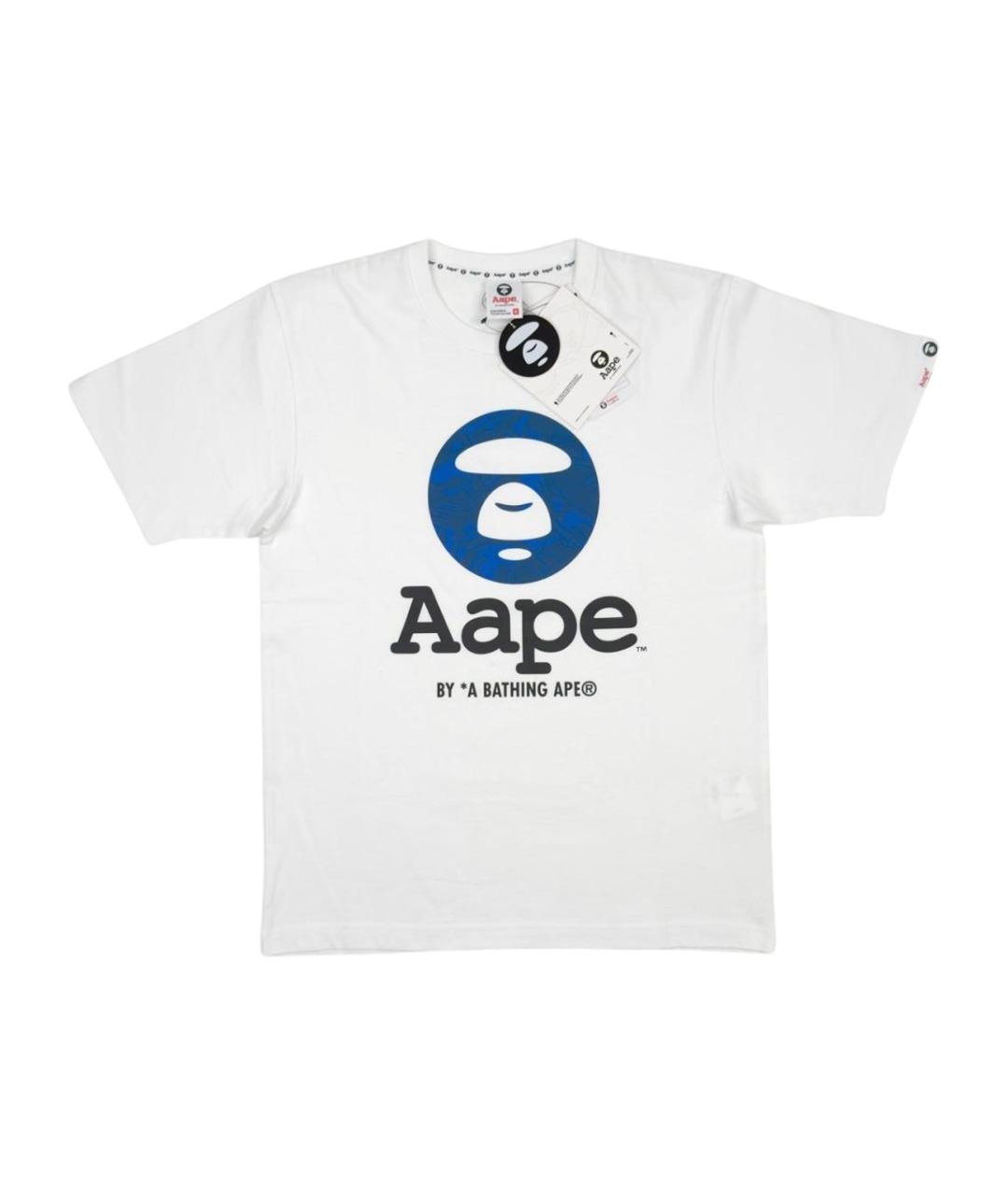 BAPE Белая хлопковая футболка, фото 1