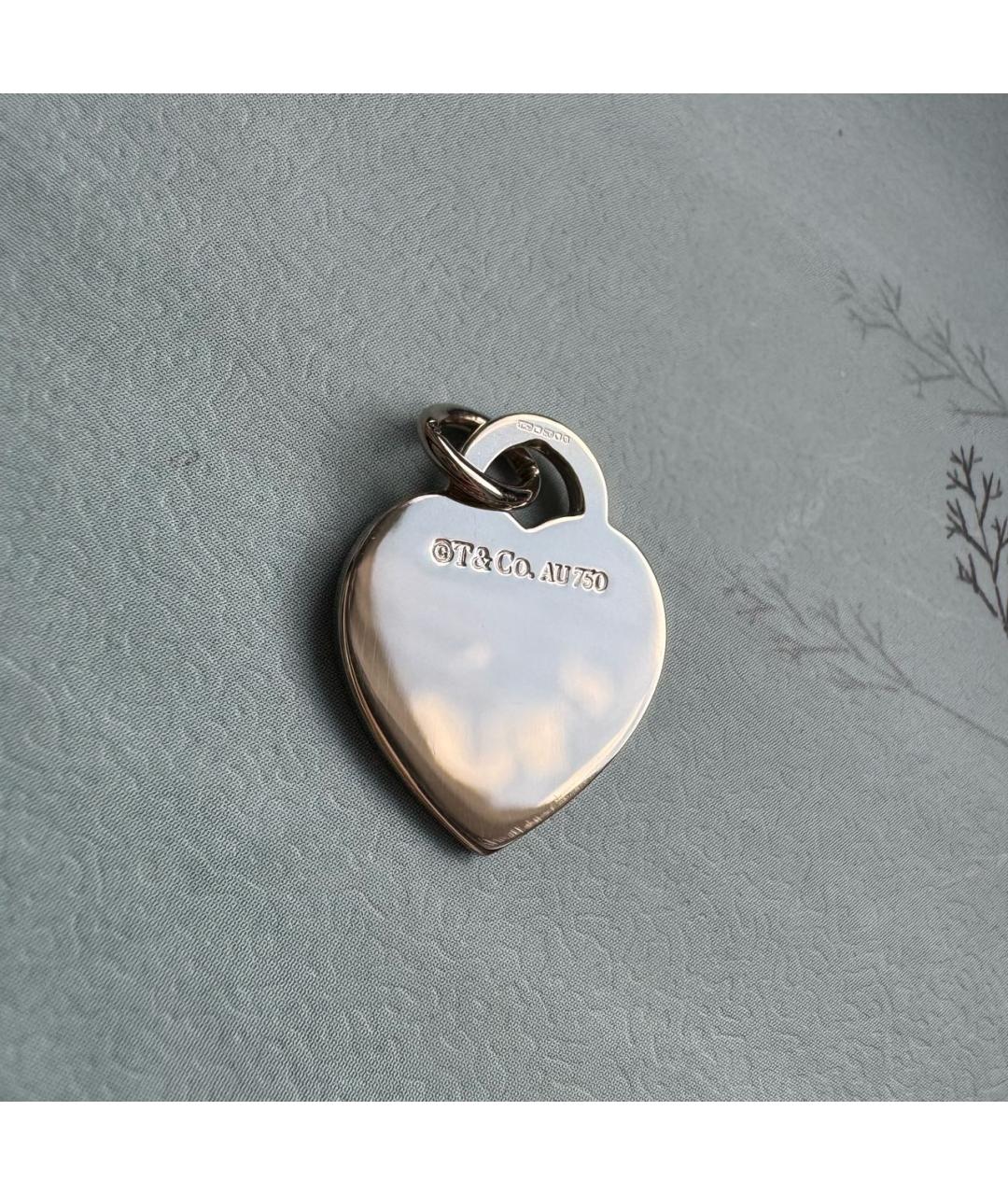 TIFFANY&CO Серебряная подвеска из белого золота, фото 3