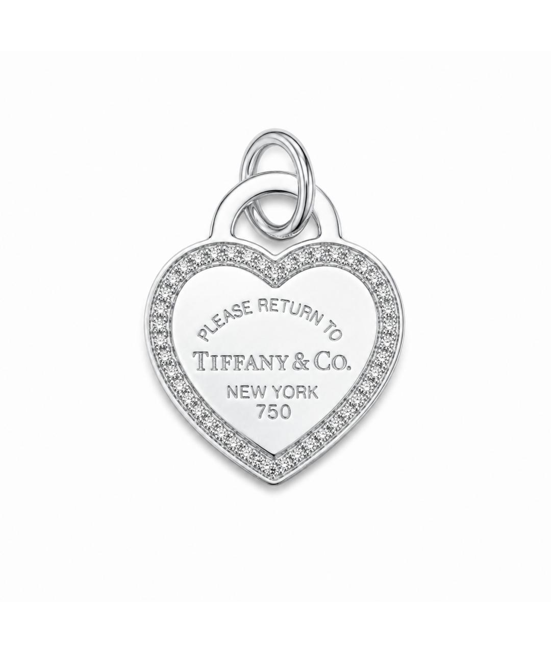 TIFFANY&CO Серебряная подвеска из белого золота, фото 1