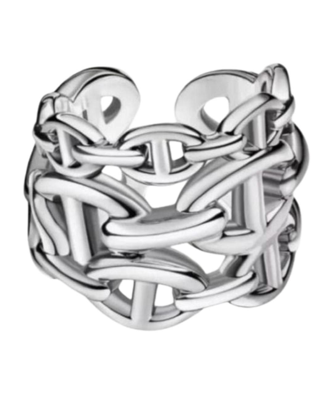 HERMES Серебряное серебряное кольцо, фото 1