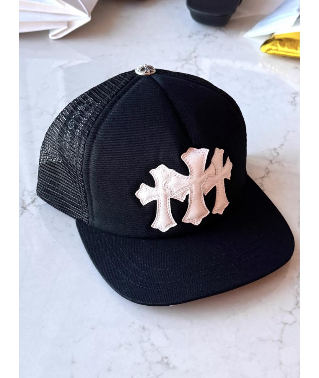 CHROME HEARTS Черная кепка/бейсболка, фото 2