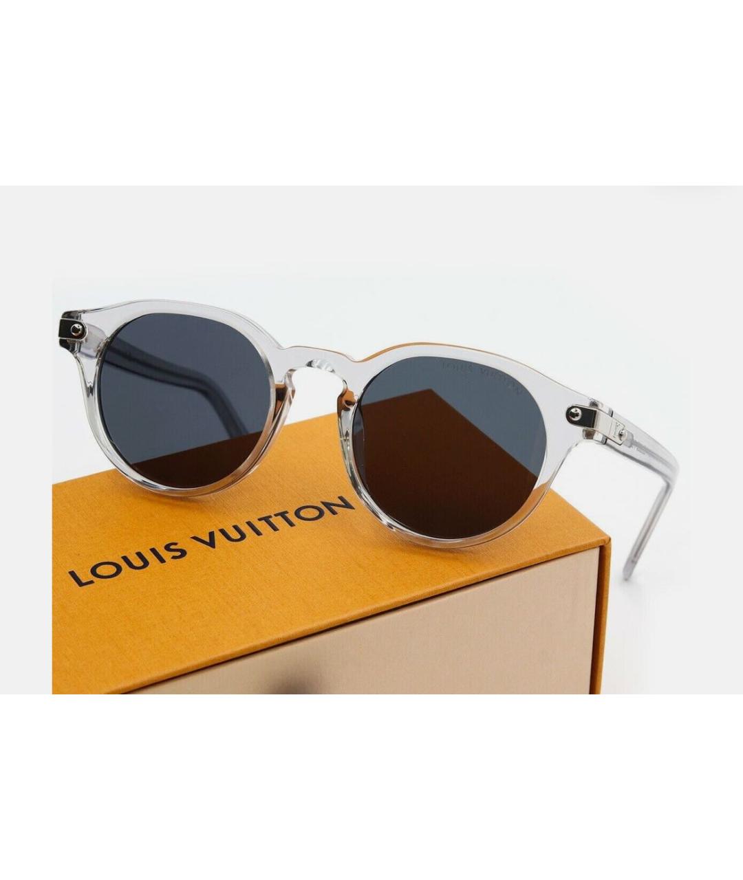 LOUIS VUITTON Серые пластиковые солнцезащитные очки, фото 5