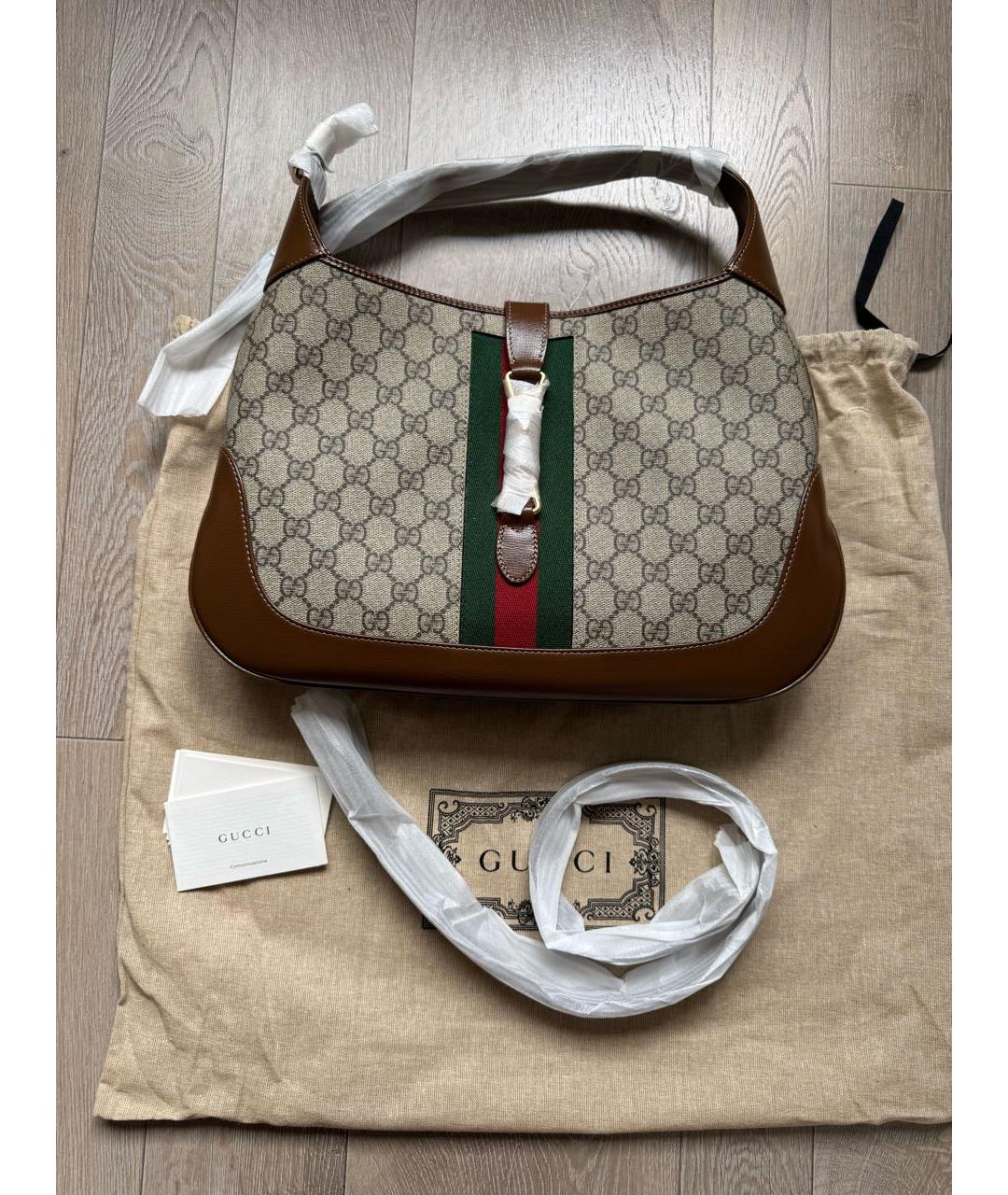GUCCI Коричневая сумка через плечо, фото 7
