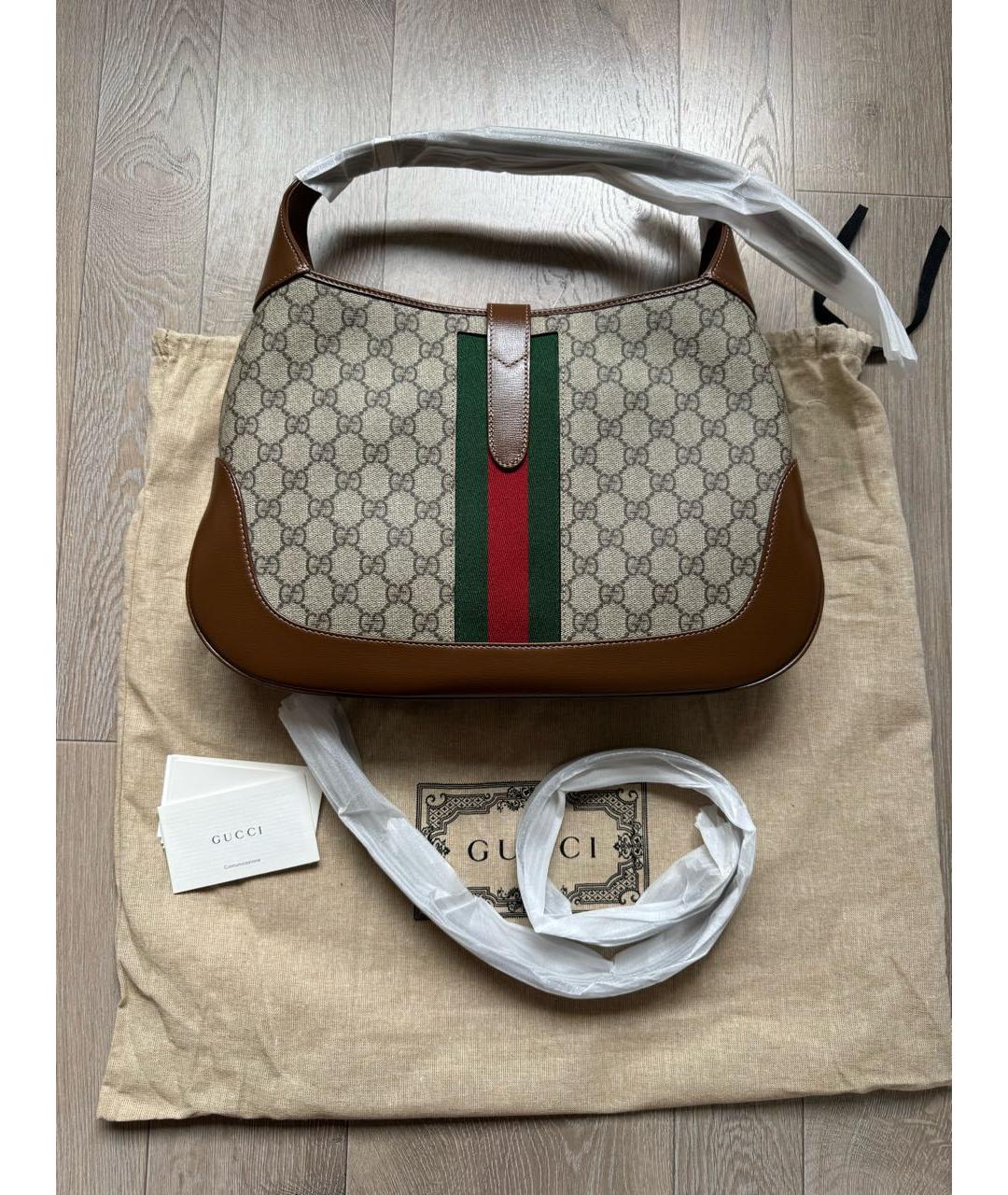 GUCCI Коричневая сумка через плечо, фото 8