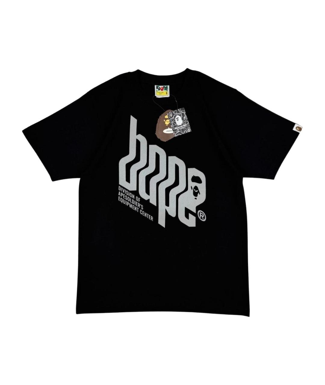 BAPE Черная хлопковая футболка, фото 1