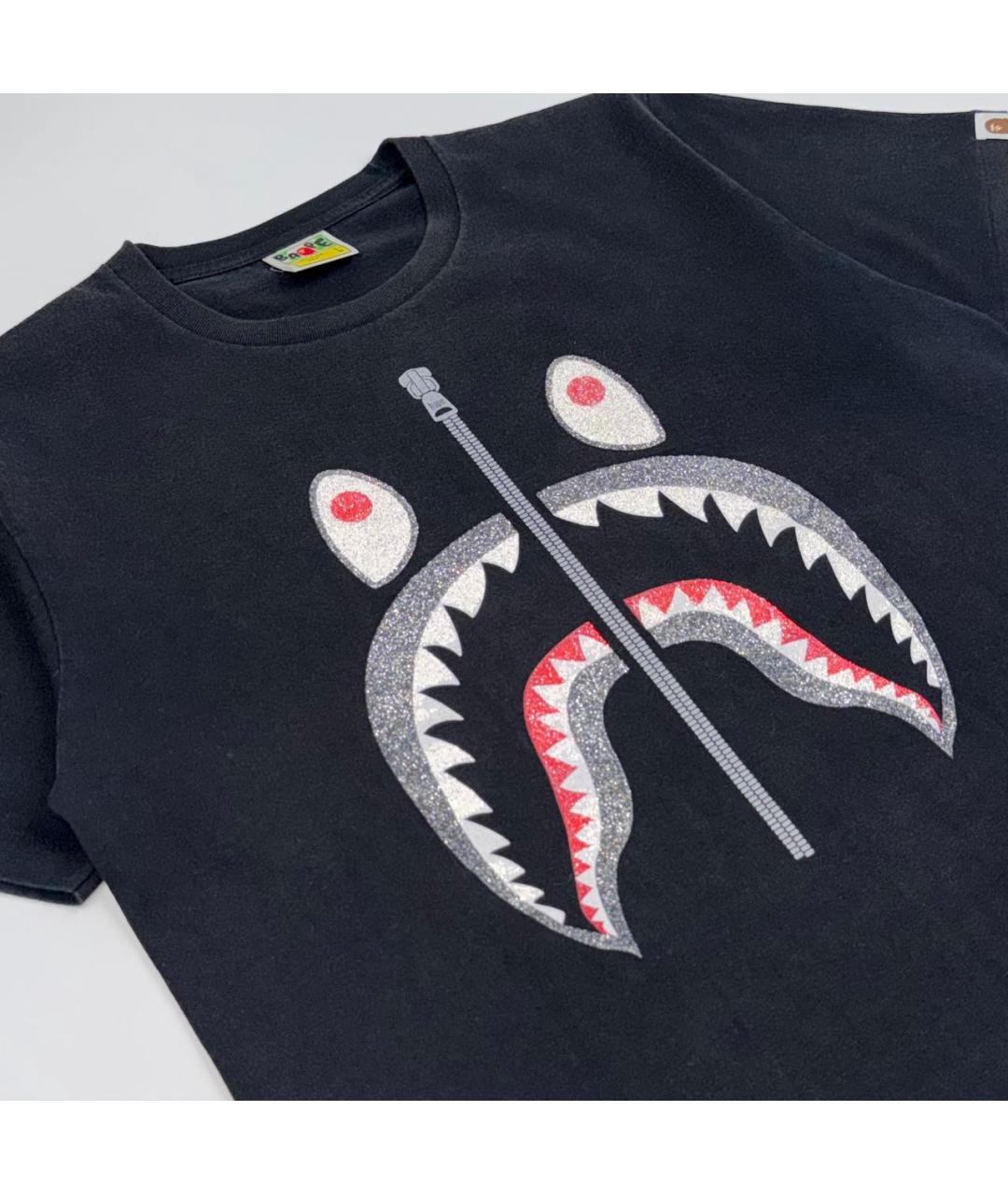 BAPE Черная хлопковая футболка, фото 3