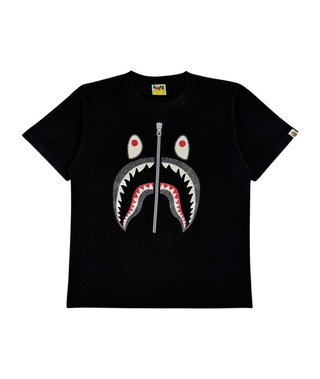 BAPE Черная хлопковая футболка, фото 1