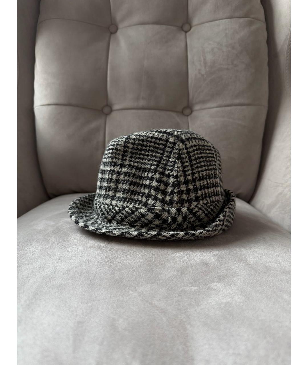 ERMANNO SCERVINO Черная шерстяная шляпа, фото 3