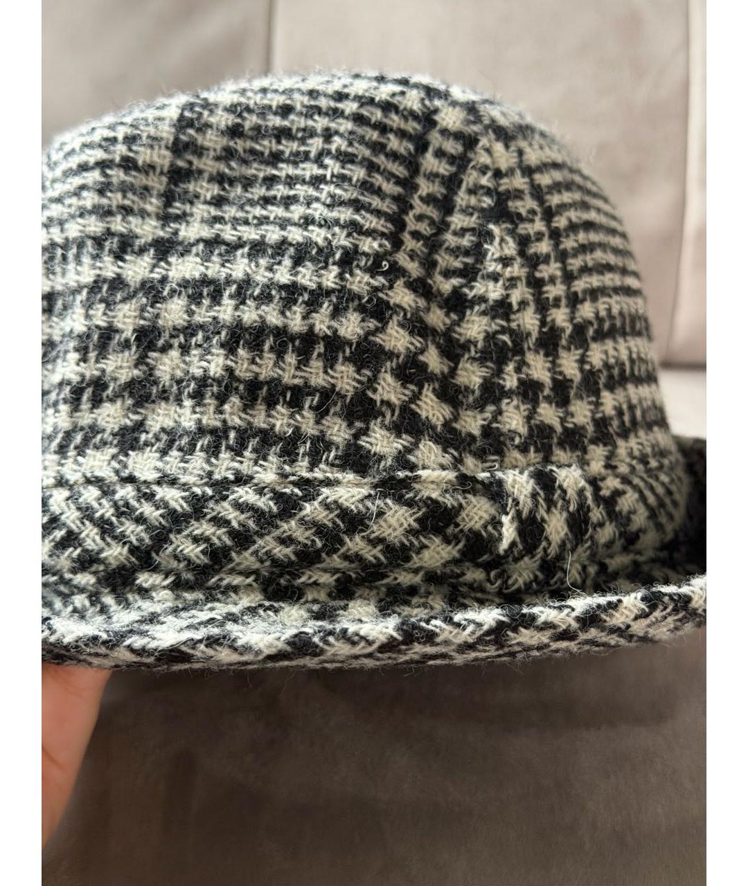 ERMANNO SCERVINO Черная шерстяная шляпа, фото 4