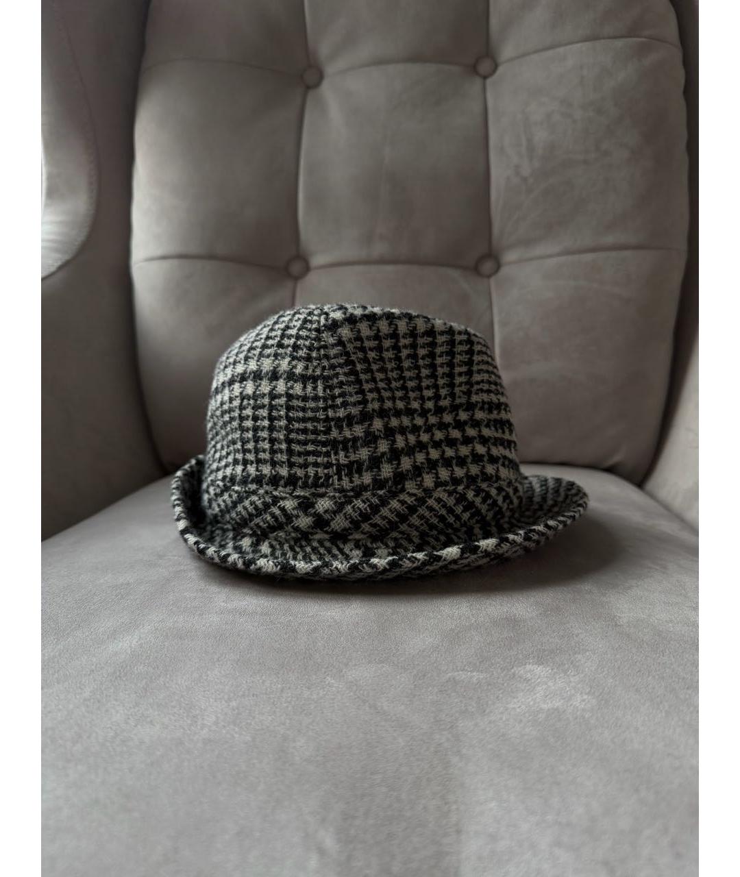 ERMANNO SCERVINO Черная шерстяная шляпа, фото 2