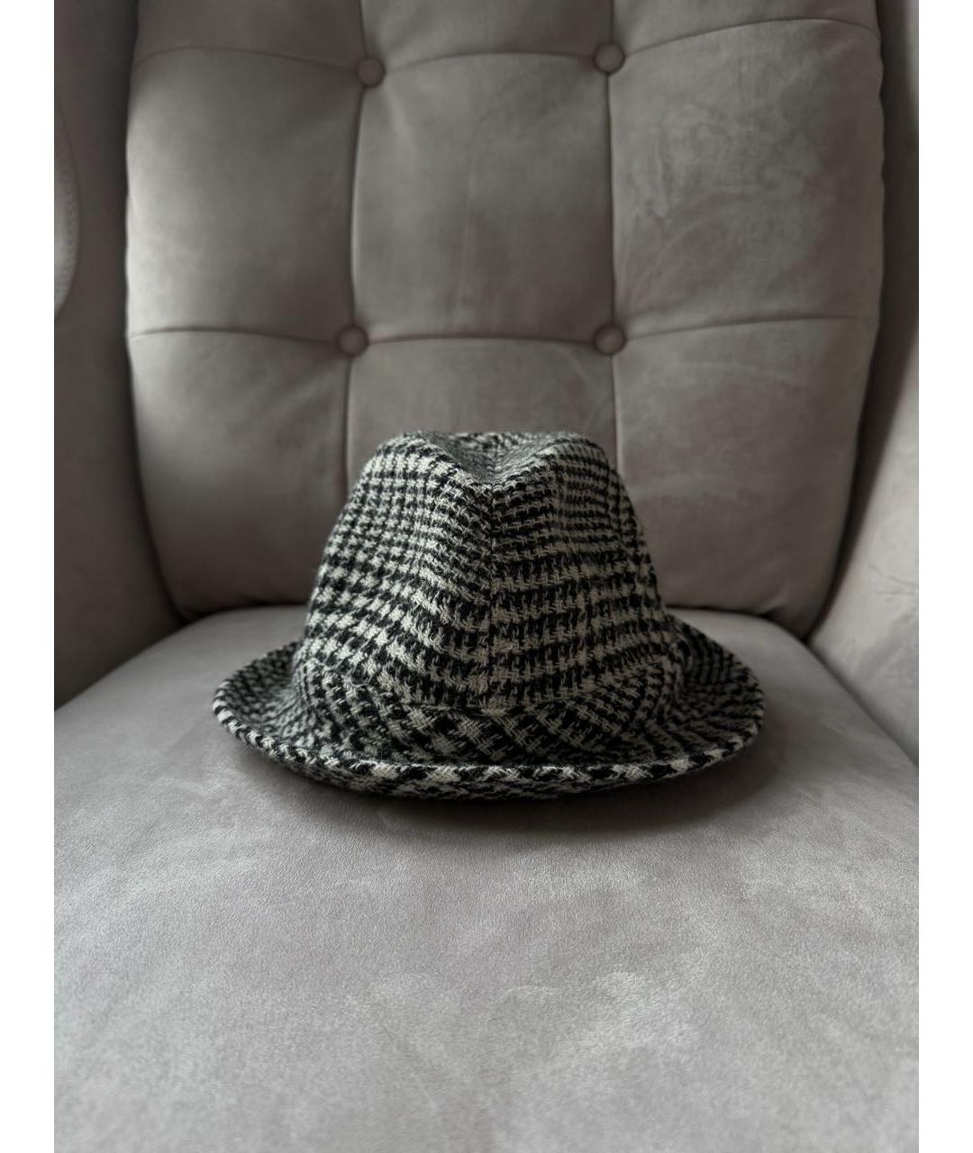ERMANNO SCERVINO Черная шерстяная шляпа, фото 5