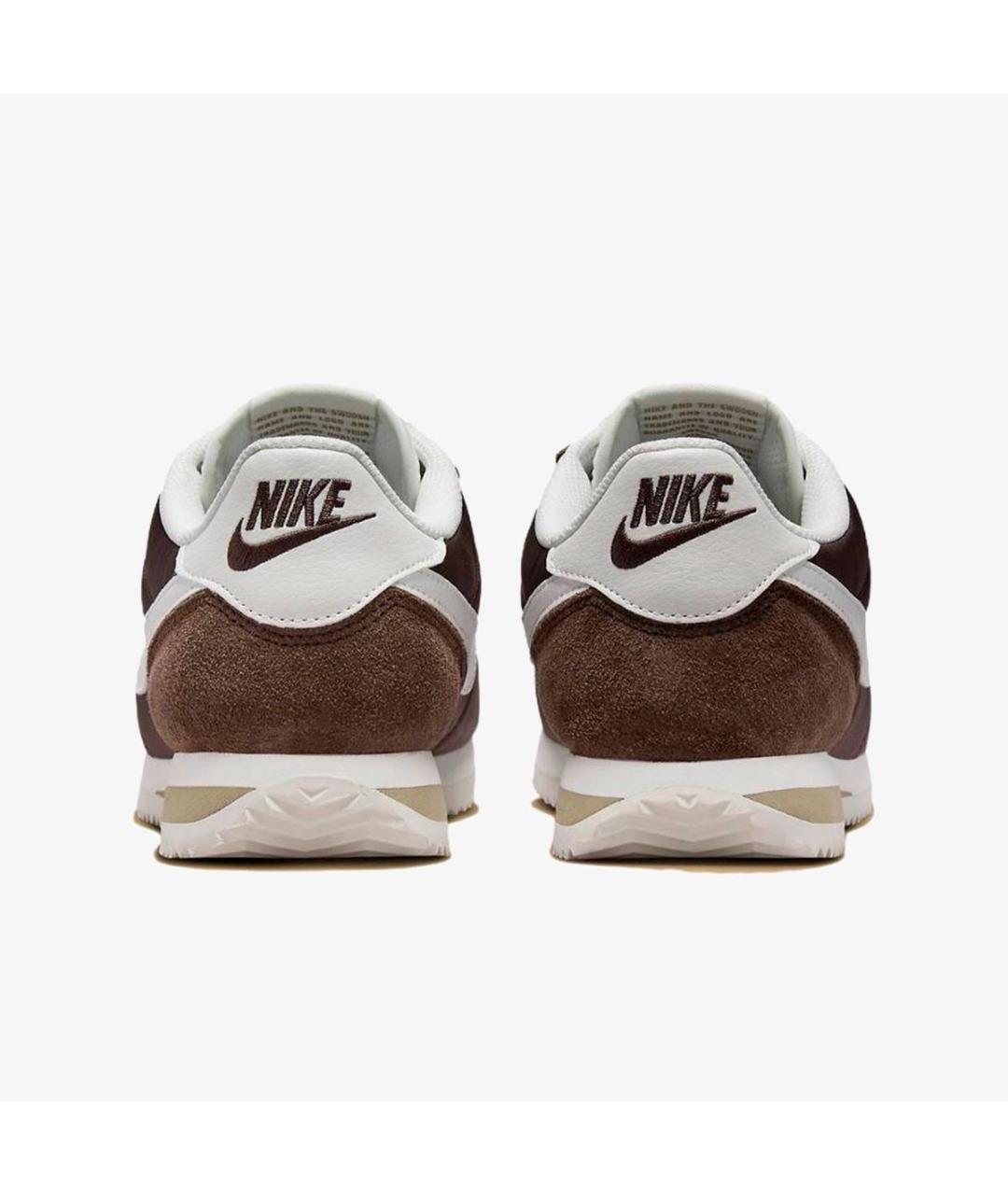 NIKE Коричневые текстильные кроссовки, фото 3