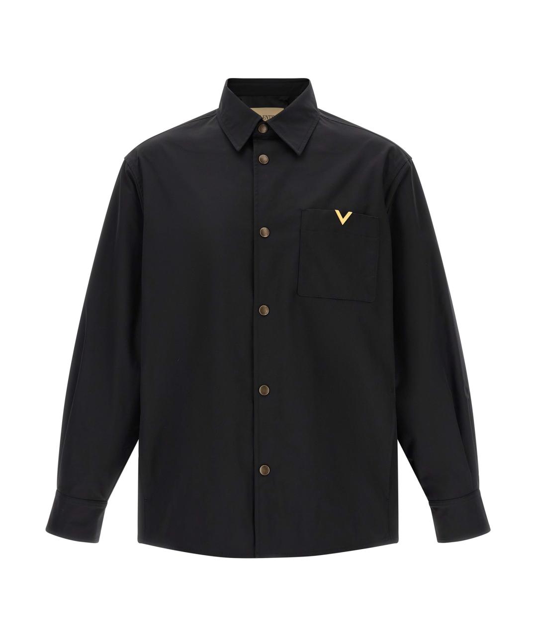 VALENTINO Черная полиэстеровая куртка, фото 1