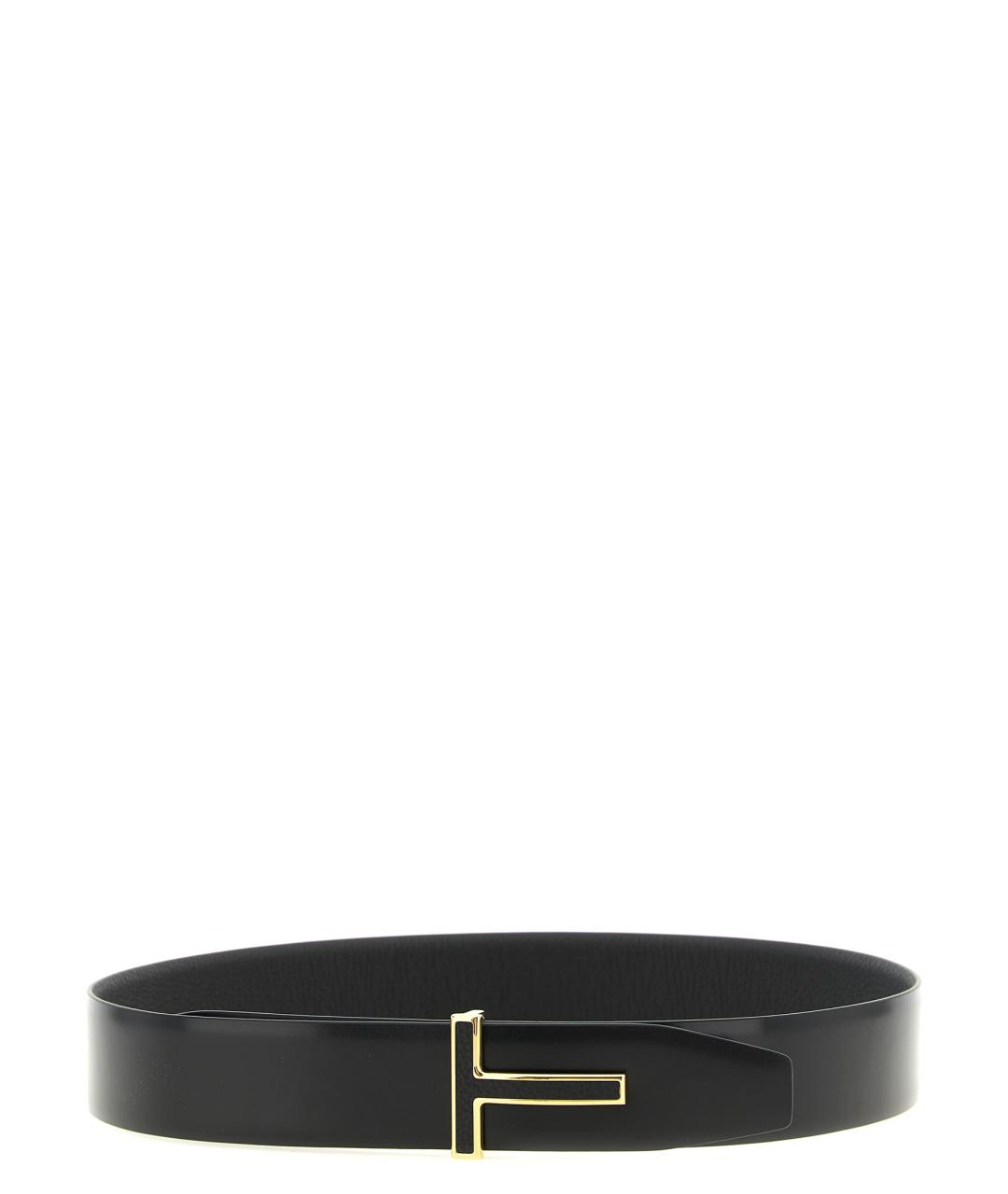 TOM FORD Черный кожаный ремень, фото 2