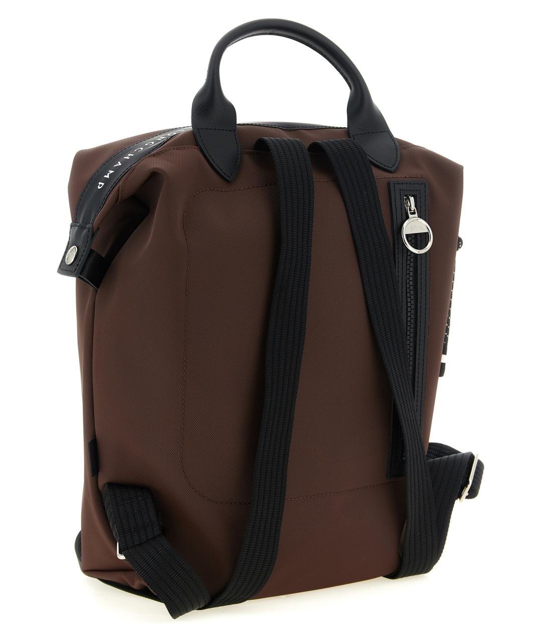 LONGCHAMP Коричневый синтетический рюкзак, фото 2