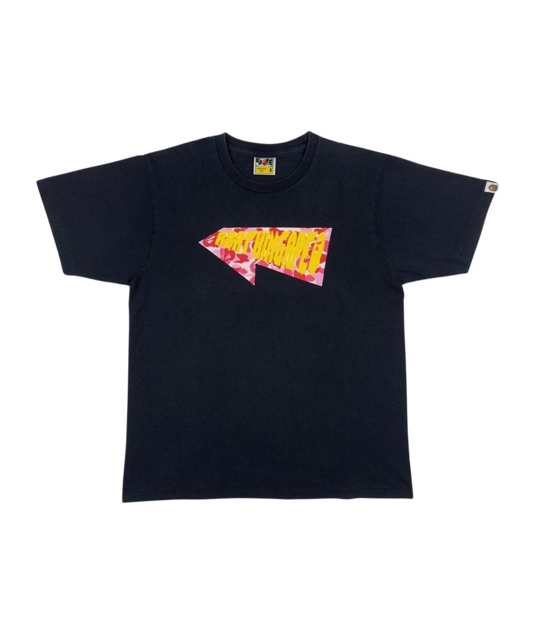 BAPE Черная хлопковая футболка, фото 1
