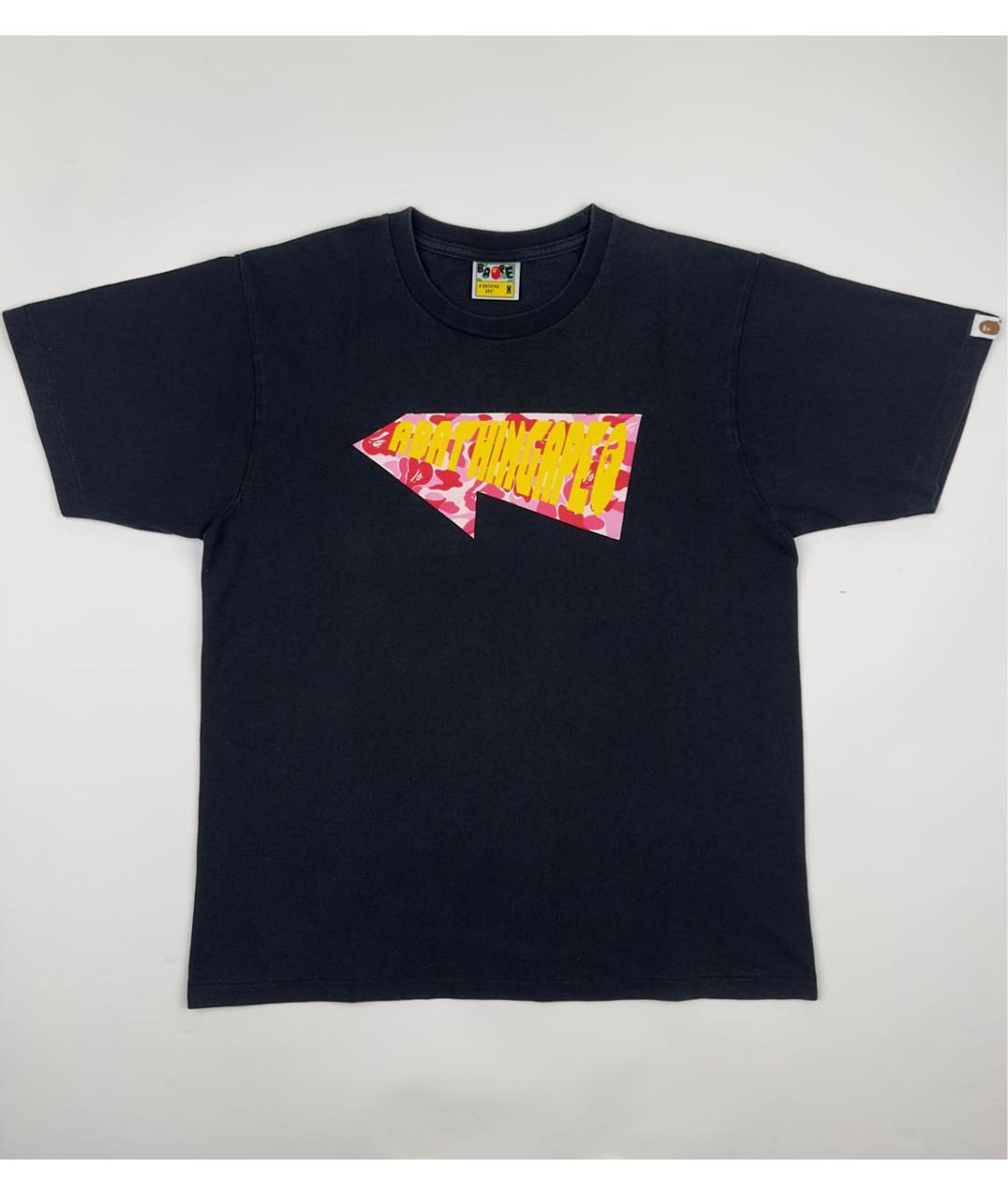 BAPE Черная хлопковая футболка, фото 7