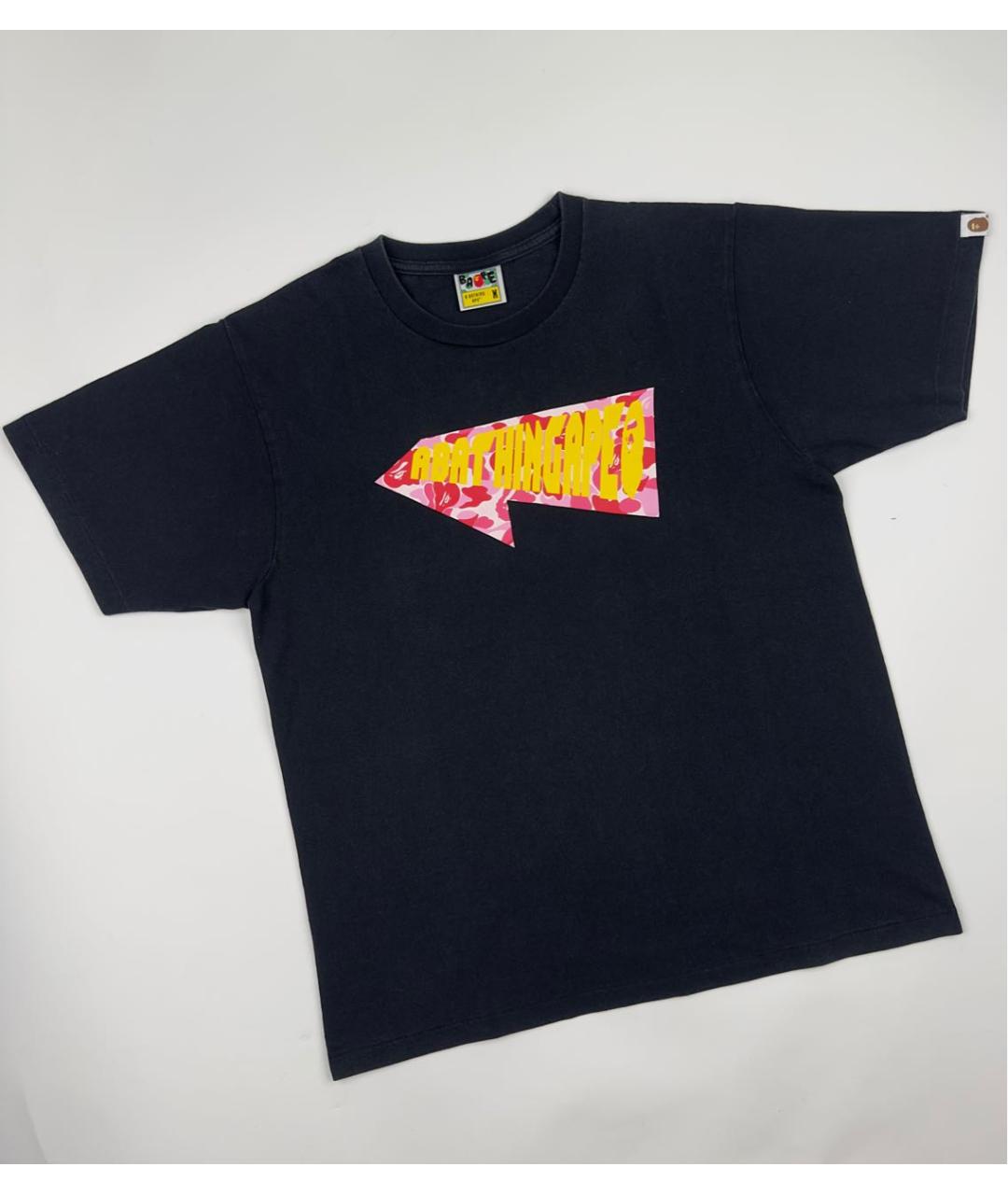 BAPE Черная хлопковая футболка, фото 6