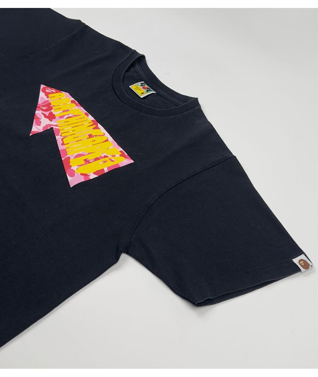 BAPE Черная хлопковая футболка, фото 3