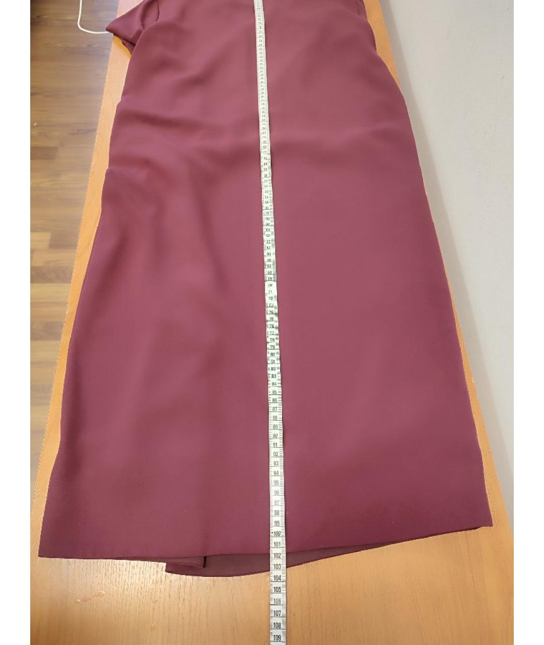 BY MALENE BIRGER Бордовое полиэстеровое повседневное платье, фото 5
