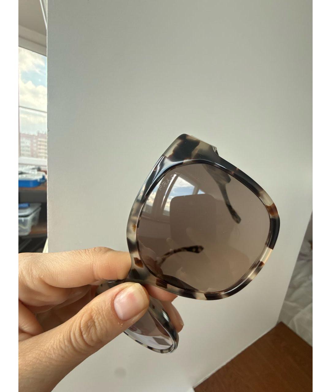 PRADA Мульти пластиковые солнцезащитные очки, фото 5