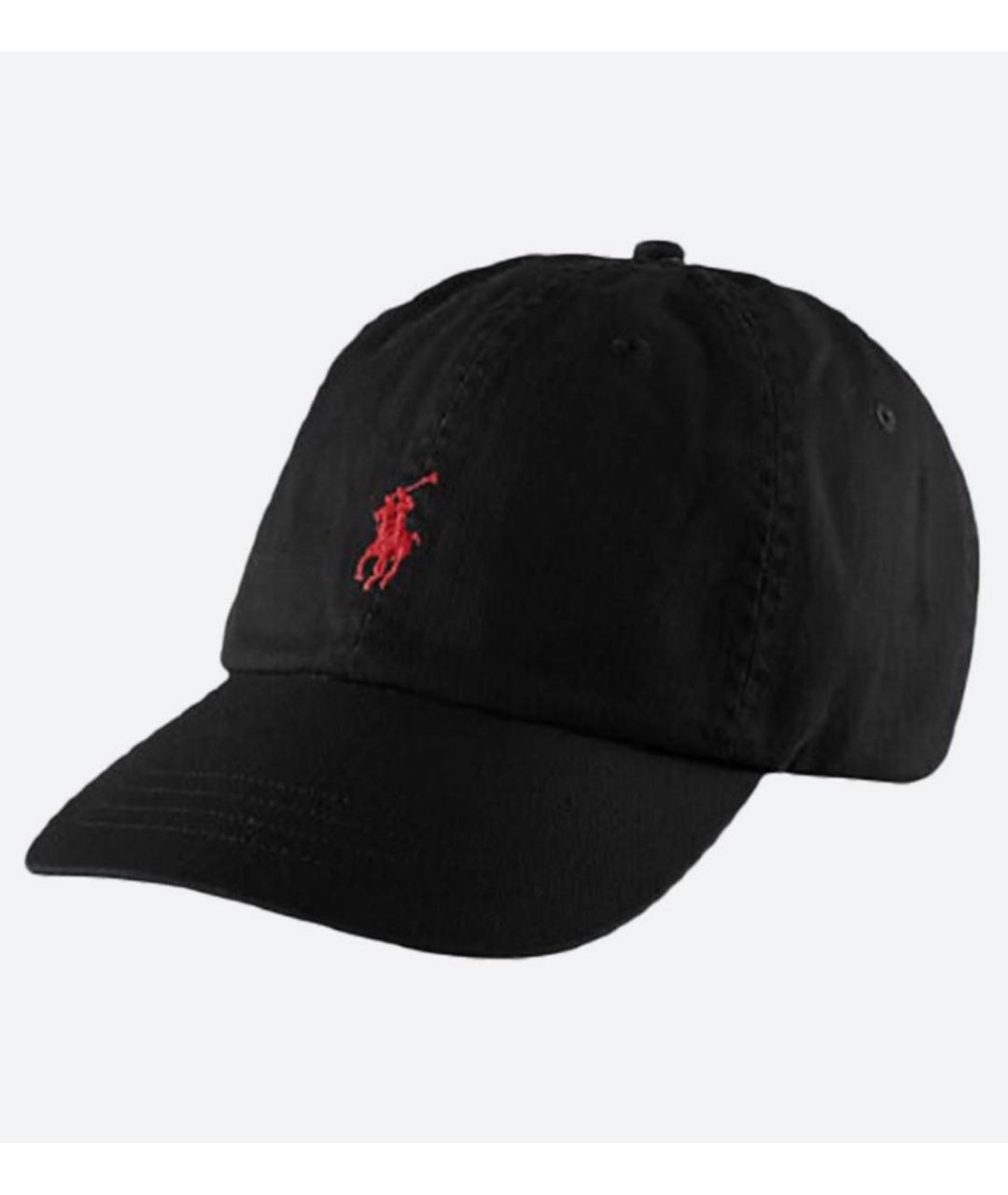 POLO RALPH LAUREN Черная хлопковая кепка/бейсболка, фото 4