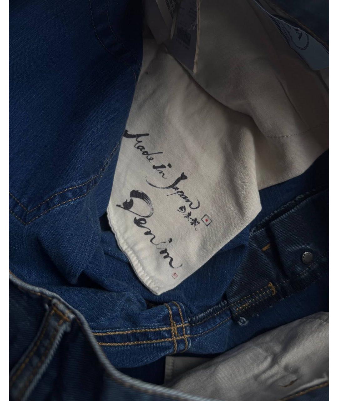 PRADA Мульти хлопковые прямые джинсы, фото 5