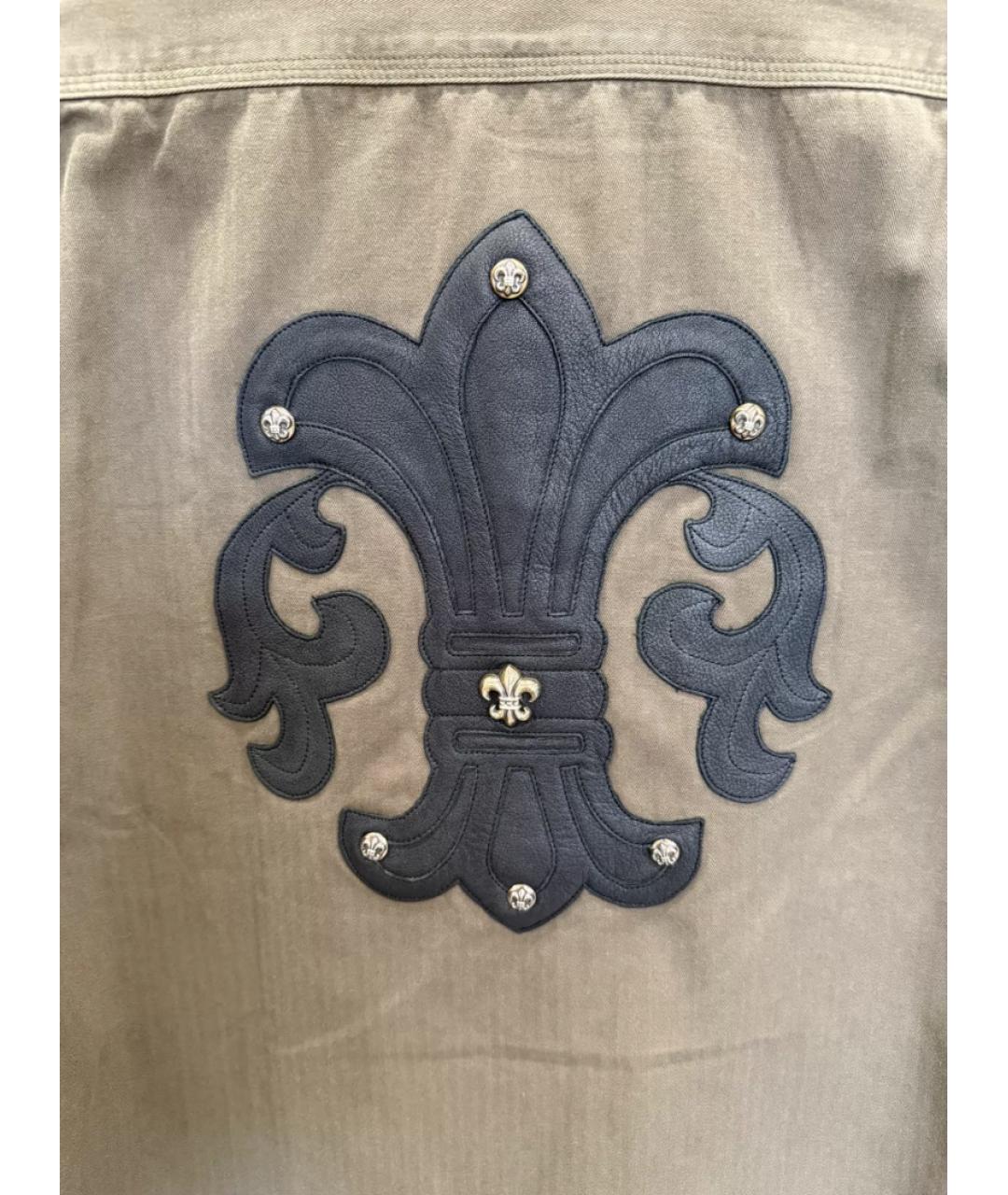 CHROME HEARTS Коричневая куртка, фото 3