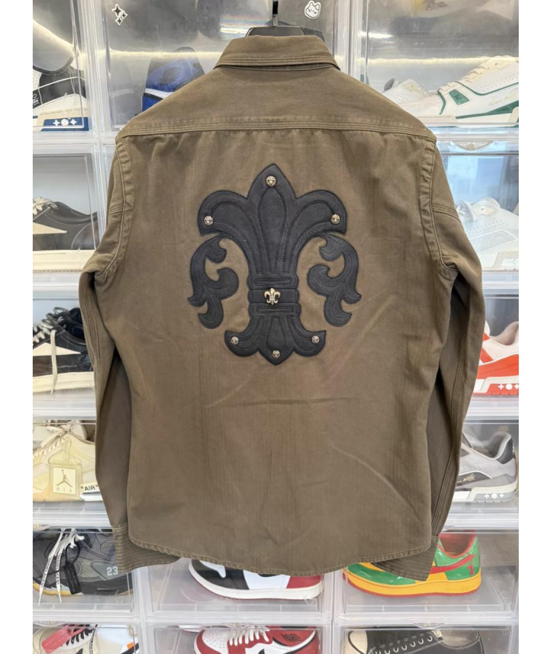CHROME HEARTS Коричневая куртка, фото 4