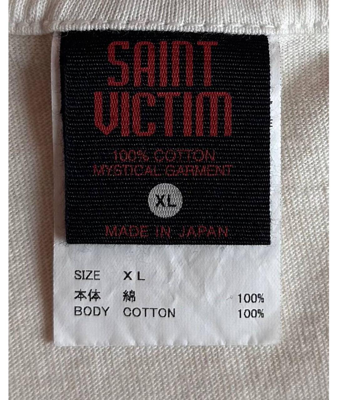 SAINT Mxxxxxx Бежевая хлопковая футболка, фото 6
