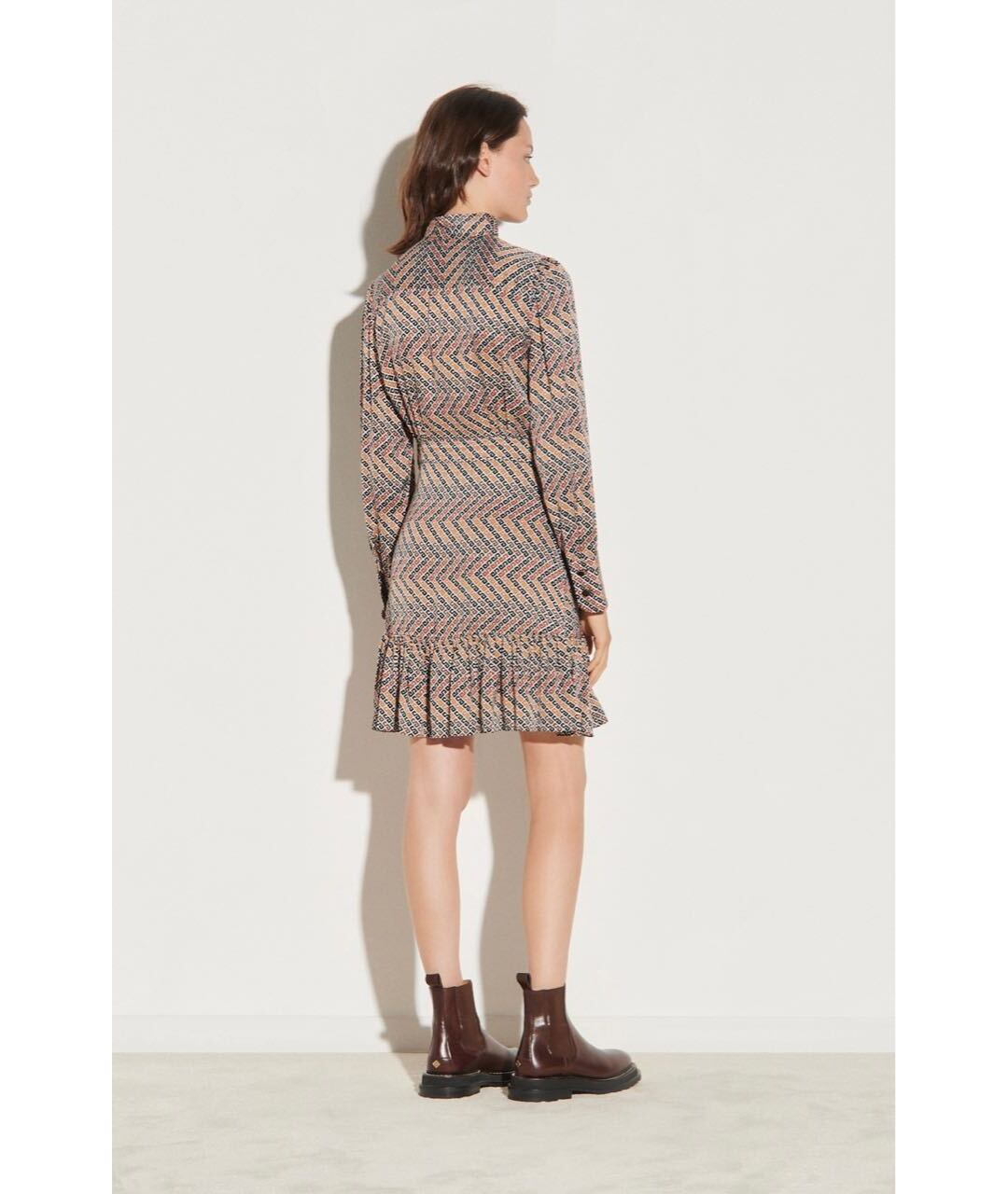 SANDRO Мульти вискозное повседневное платье, фото 5