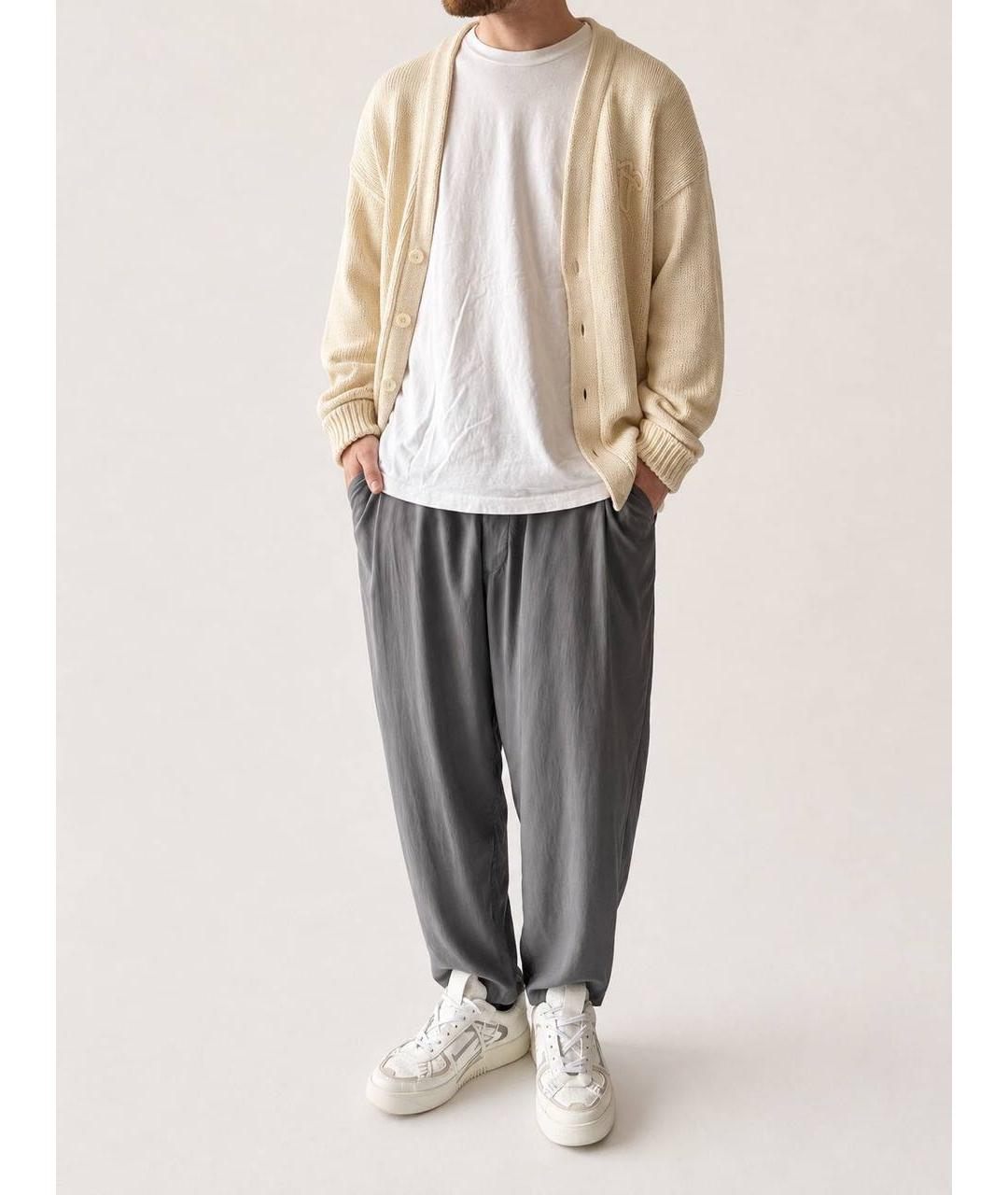 JIL SANDER Бежевый кардиган, фото 6