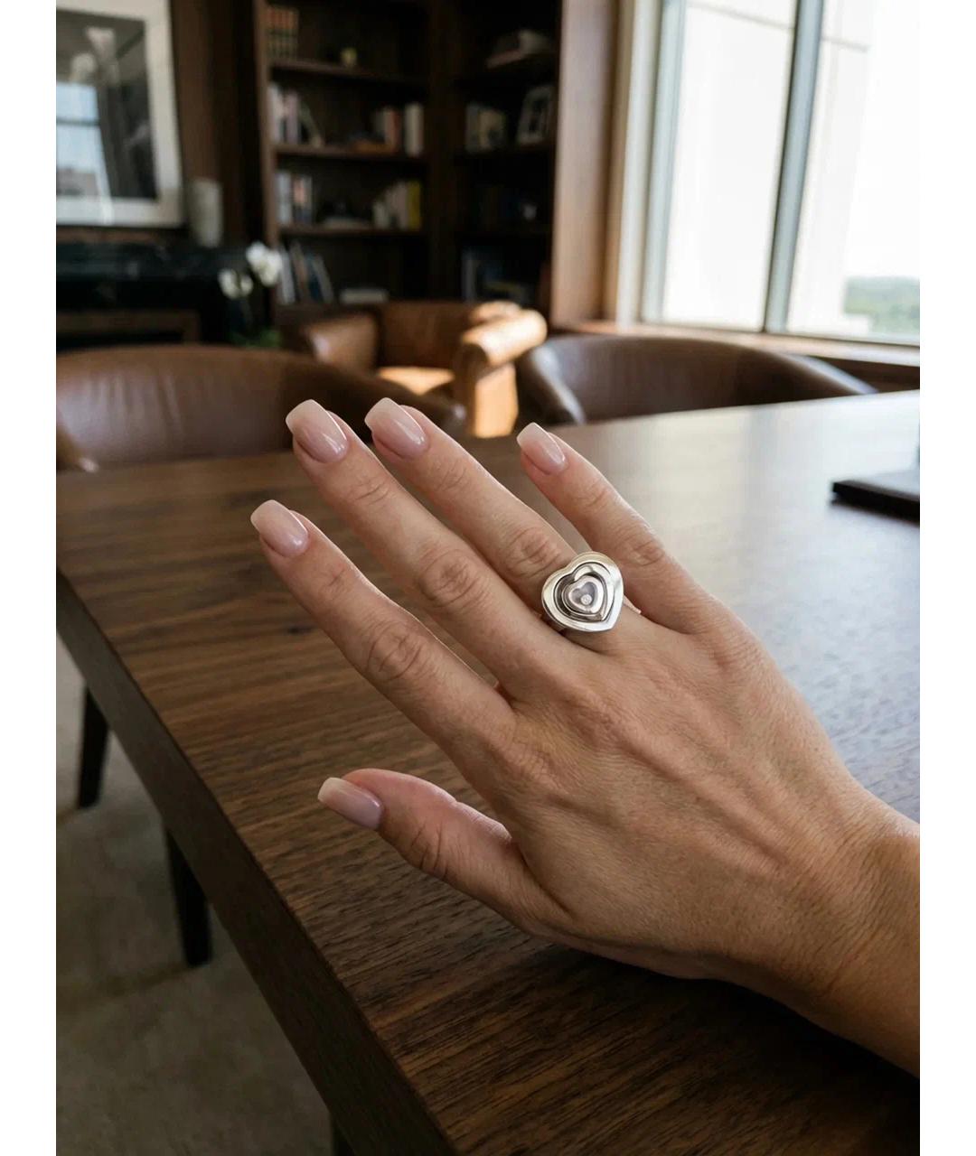 CHOPARD Серебряное кольцо из белого золота, фото 2