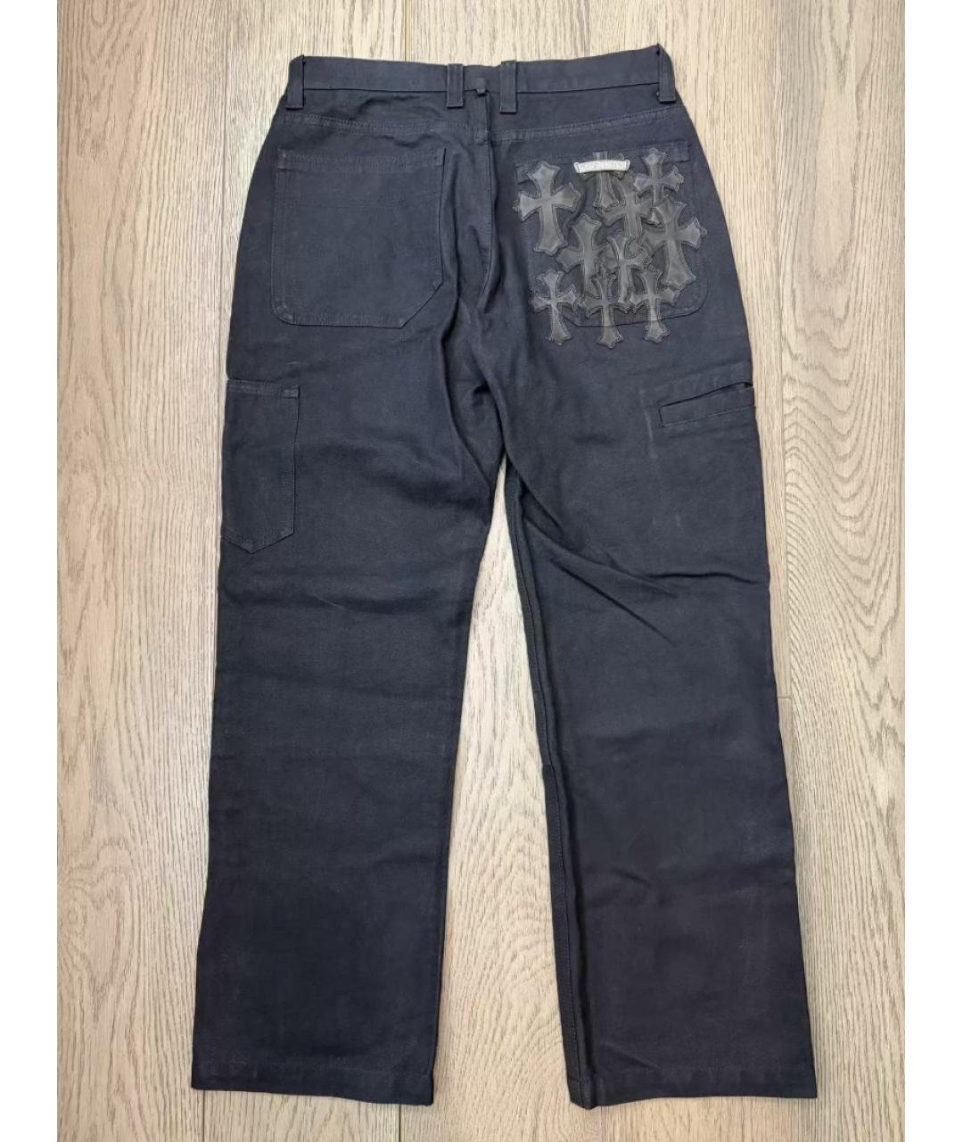 CHROME HEARTS Синие повседневные брюки, фото 2