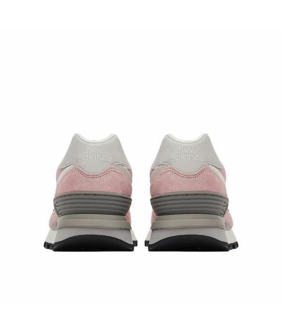 NEW BALANCE Коралловые замшевые кроссовки, фото 4