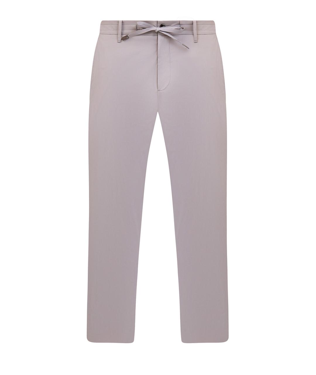 CANALI Бежевые хлопковые повседневные брюки, фото 1