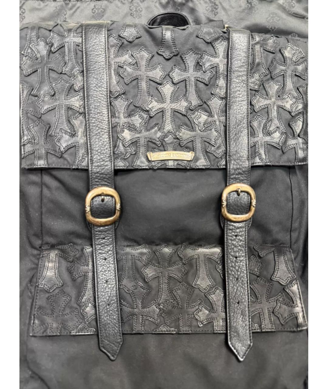 CHROME HEARTS Черный рюкзак, фото 3