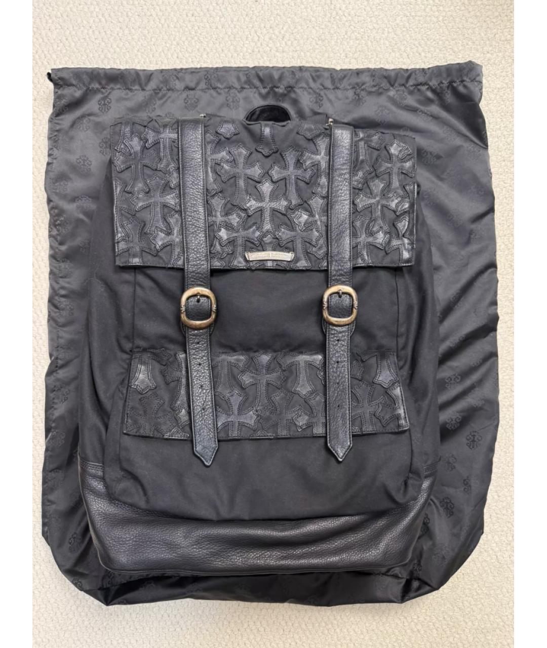 CHROME HEARTS Черный рюкзак, фото 5