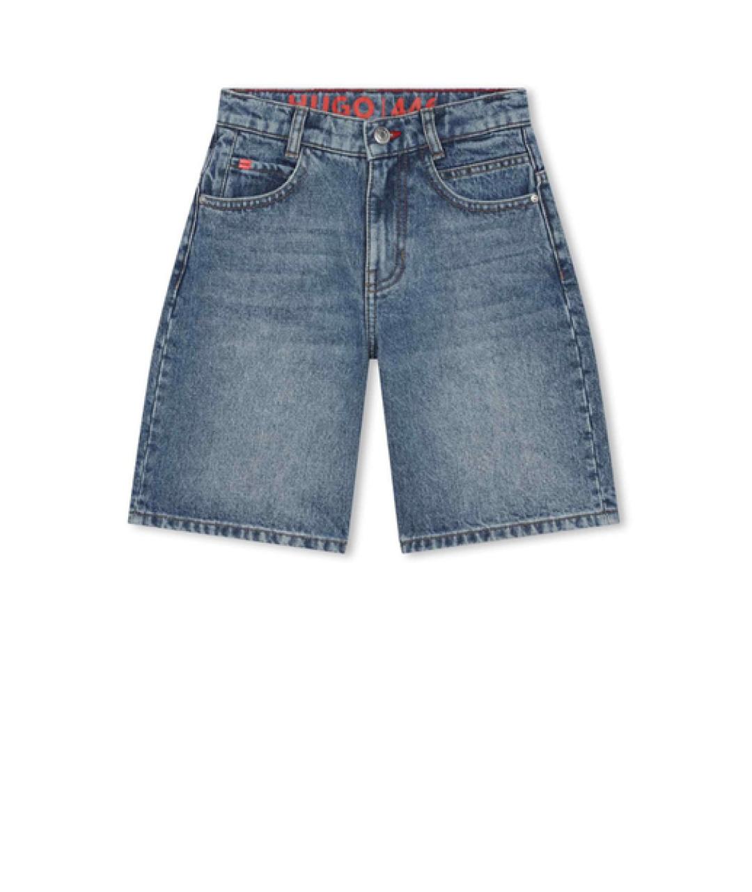 HUGO BOSS Синие брюки и шорты, фото 1