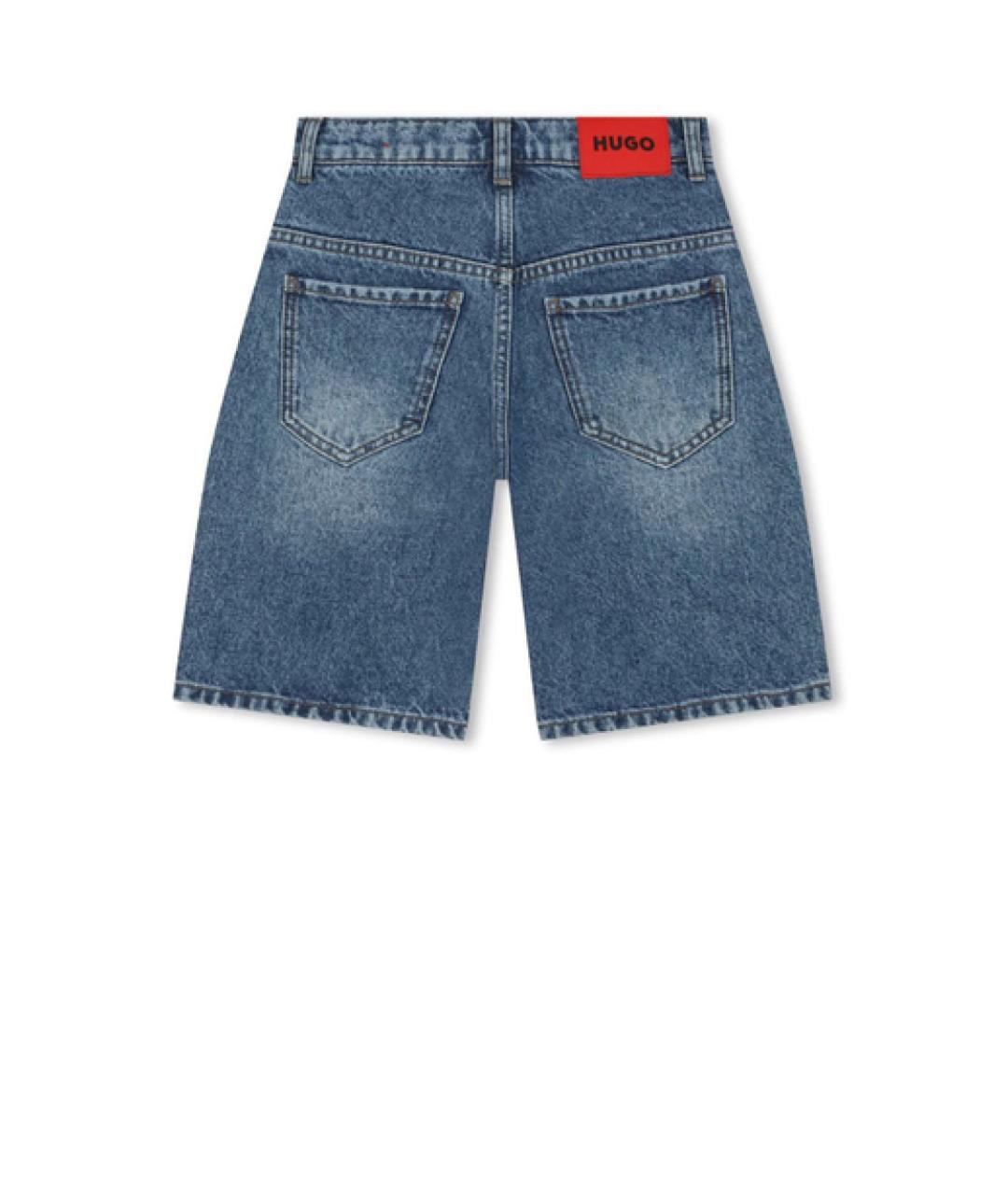 HUGO BOSS Синие брюки и шорты, фото 2