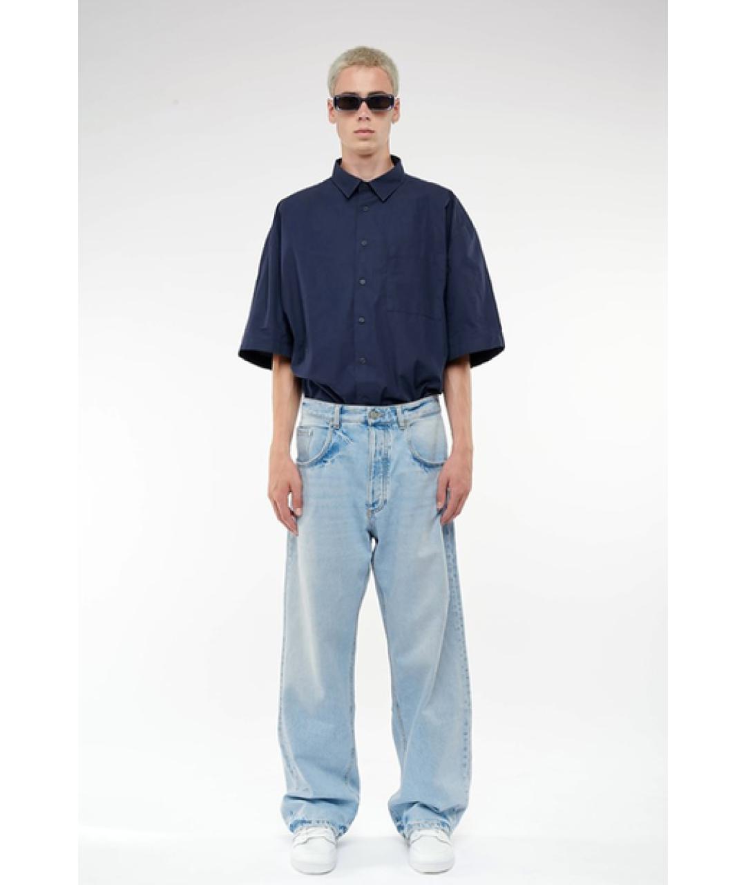 ICON DENIM Голубые прямые джинсы, фото 2
