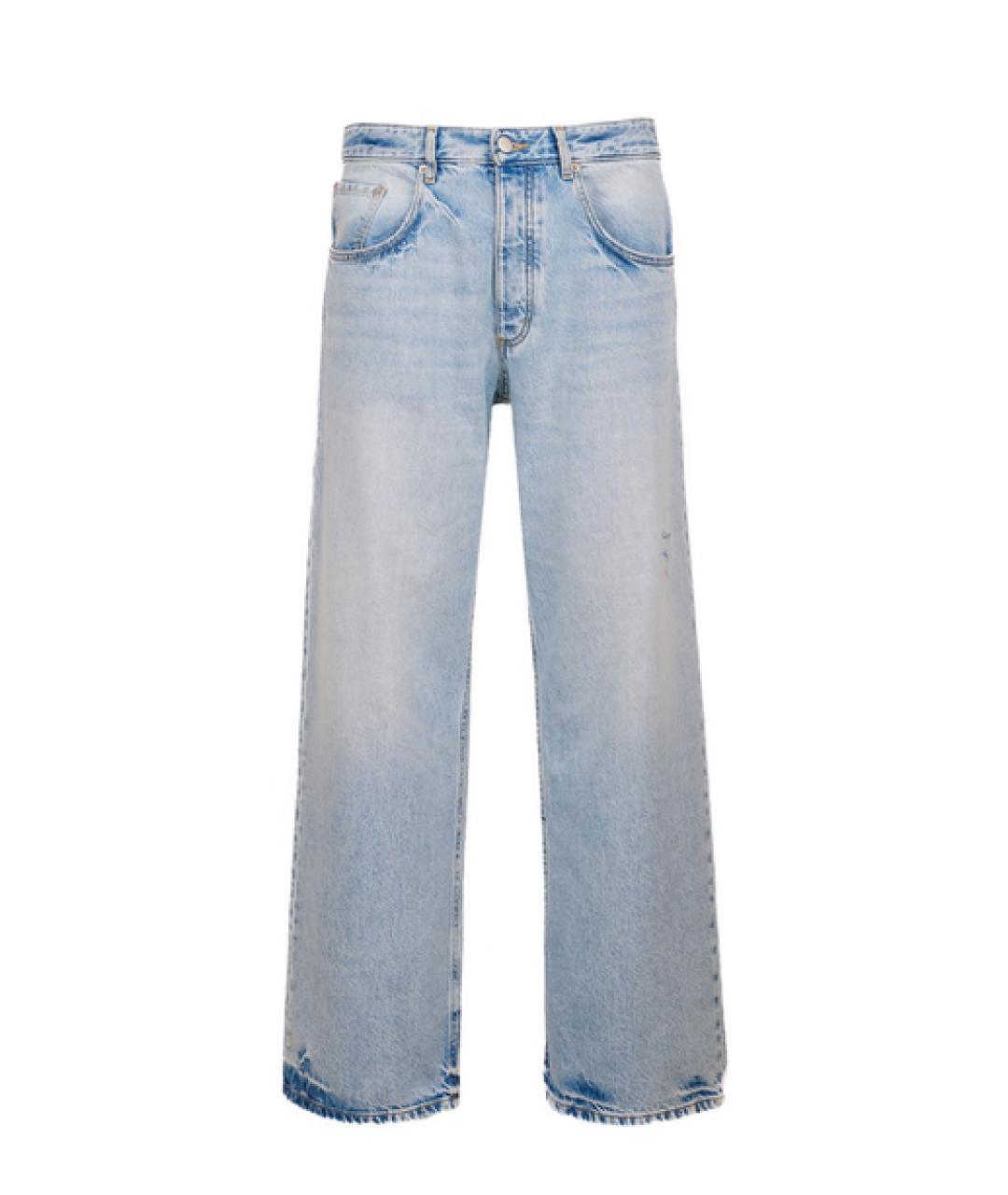 ICON DENIM Голубые прямые джинсы, фото 1