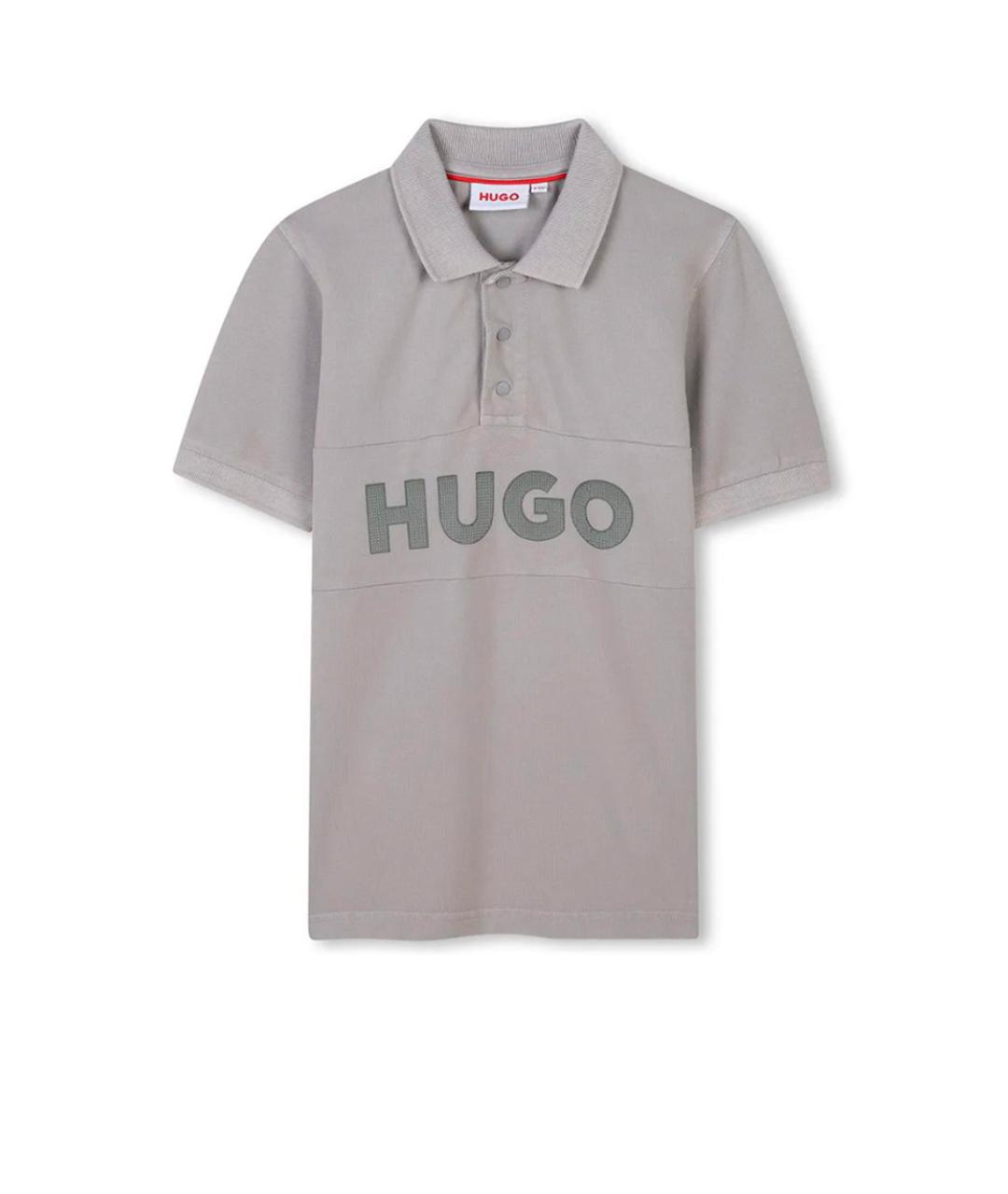 HUGO BOSS Серая детская футболка, фото 1